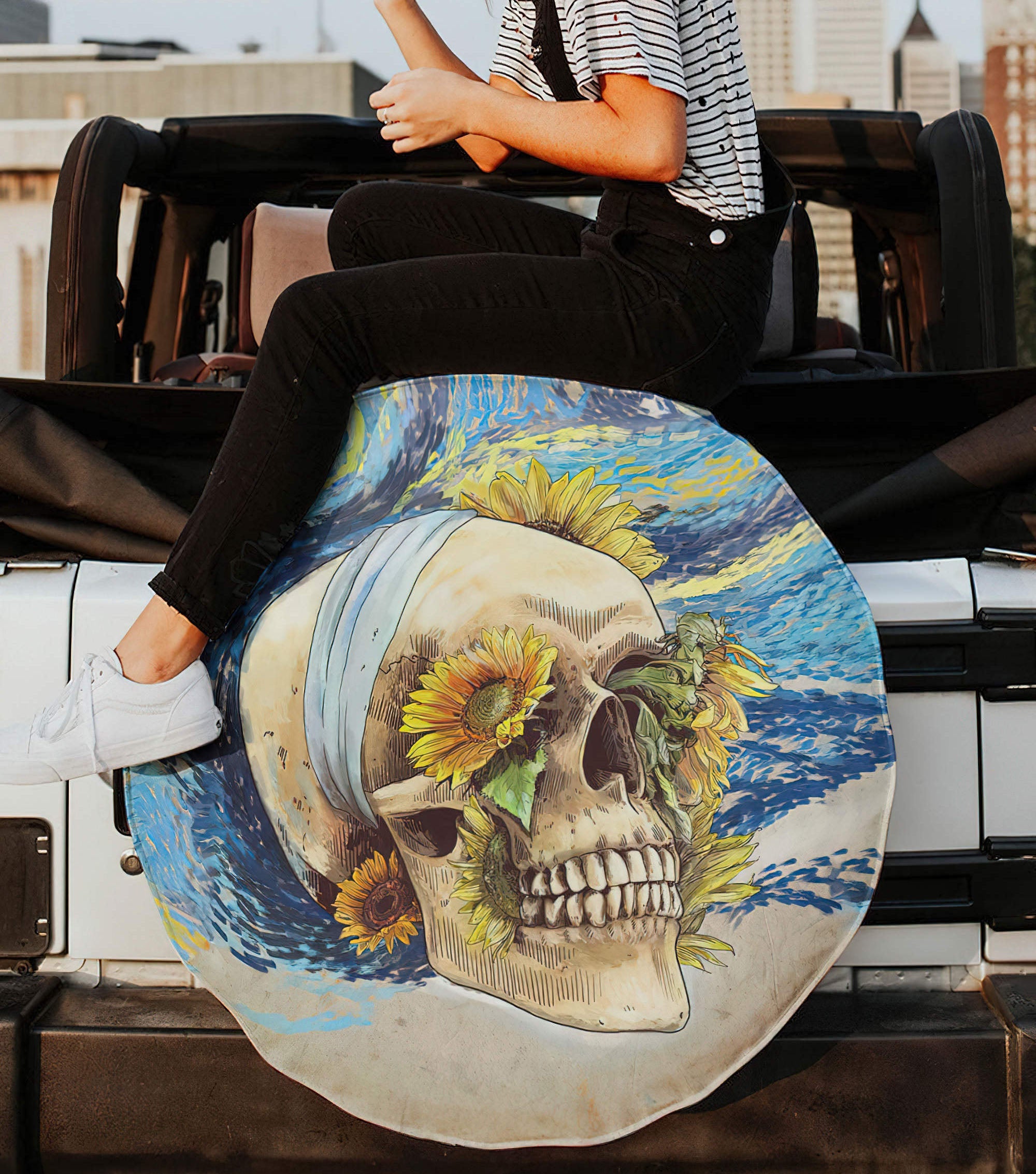 zero-fcks-given-sunflower-skull-automotive-spare-tire-cover