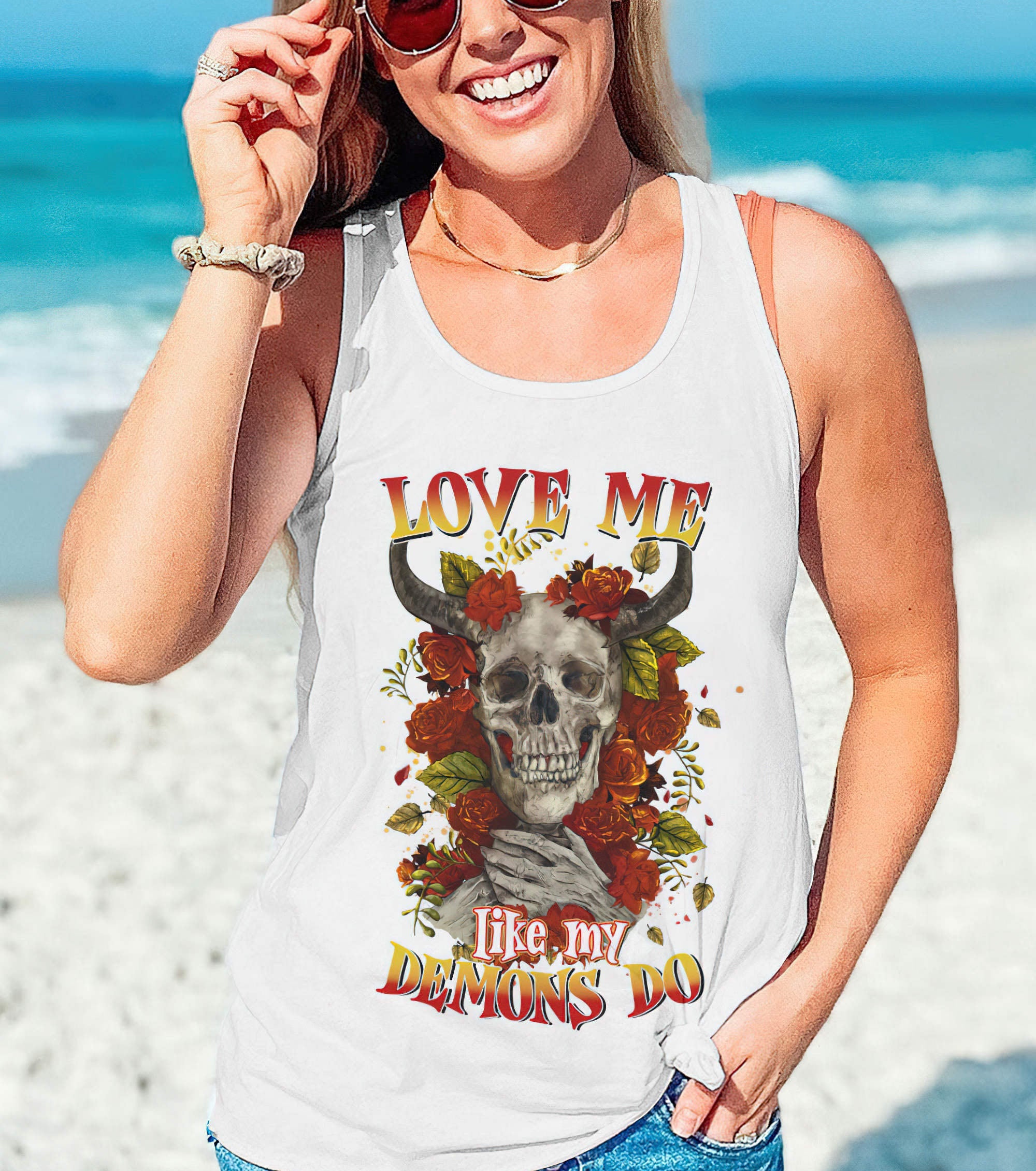 love-me-like-my-demons-do-bull-skull-all-over-print-tank-top