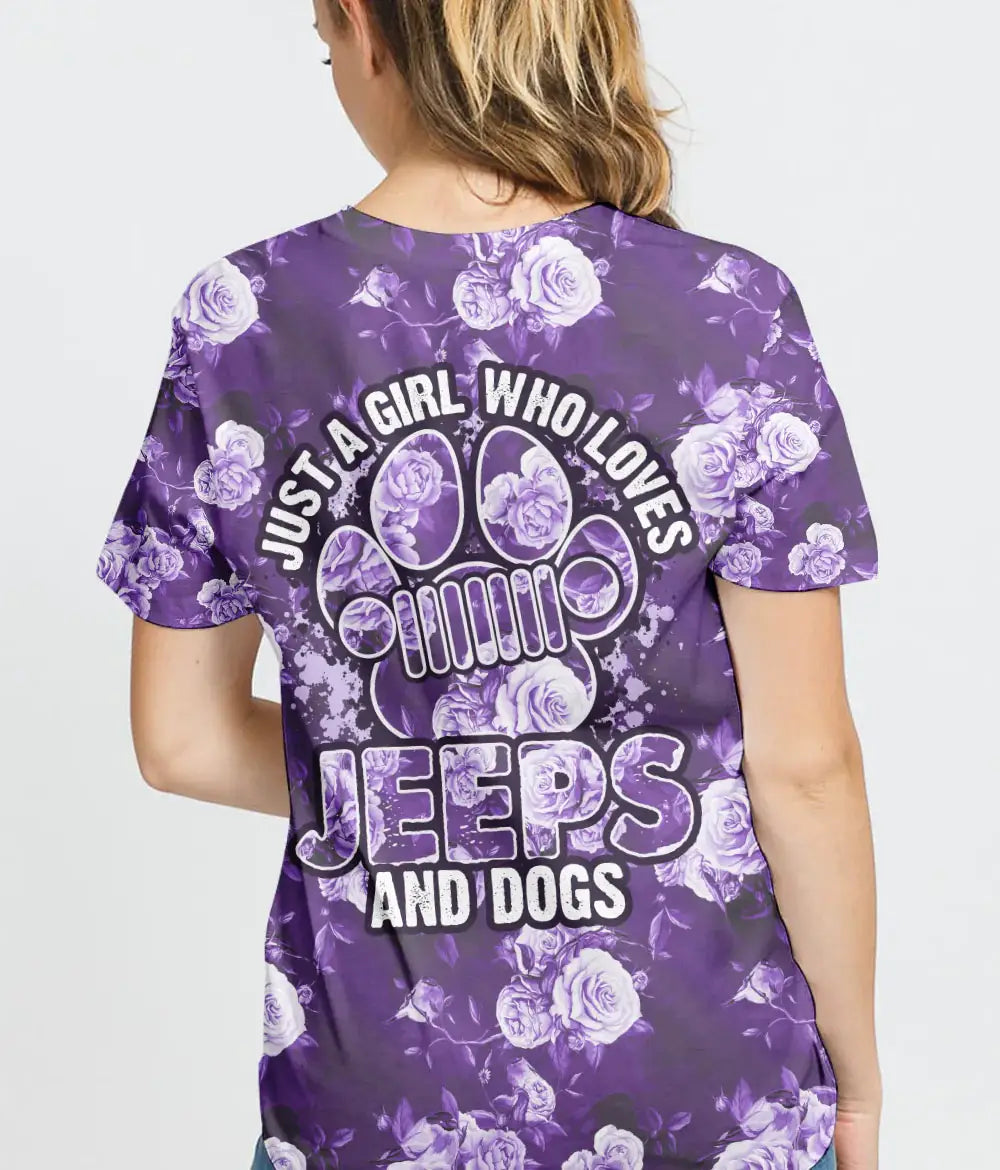 just-a-girl-who-loves-jeeps-and-dogs-floral-t-shirt