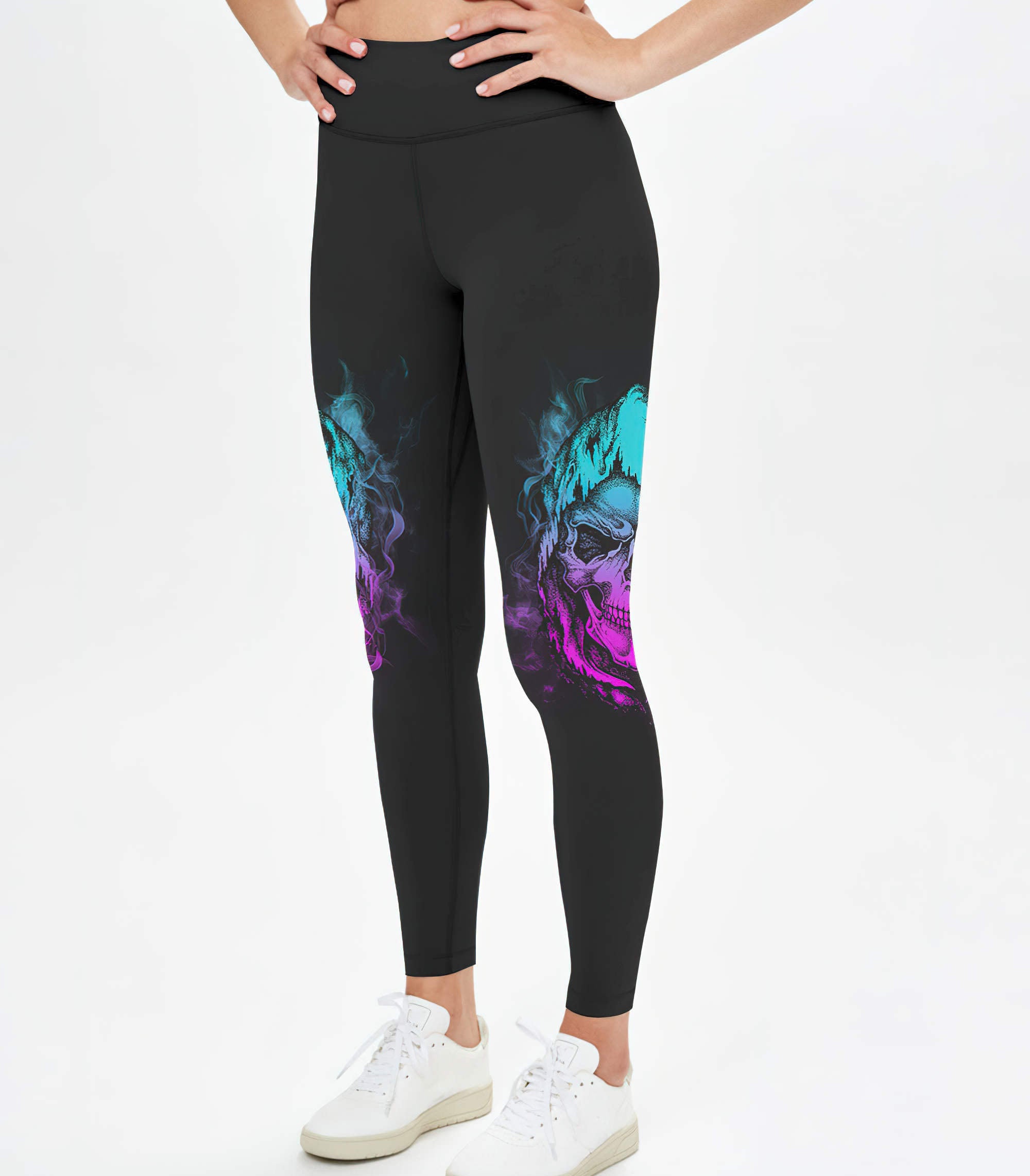 i-will-fear-no-evil-skull-all-over-print-leggings