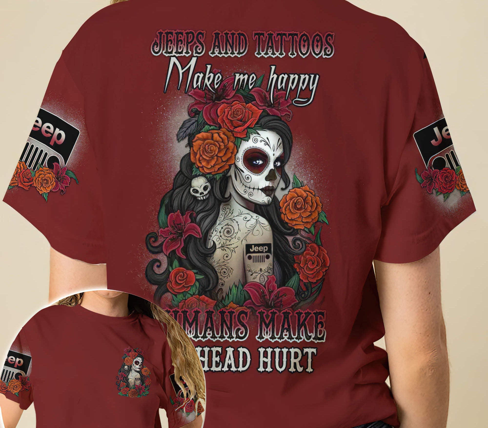 sugar-skull-jeep-and-tattoos-t-shirt