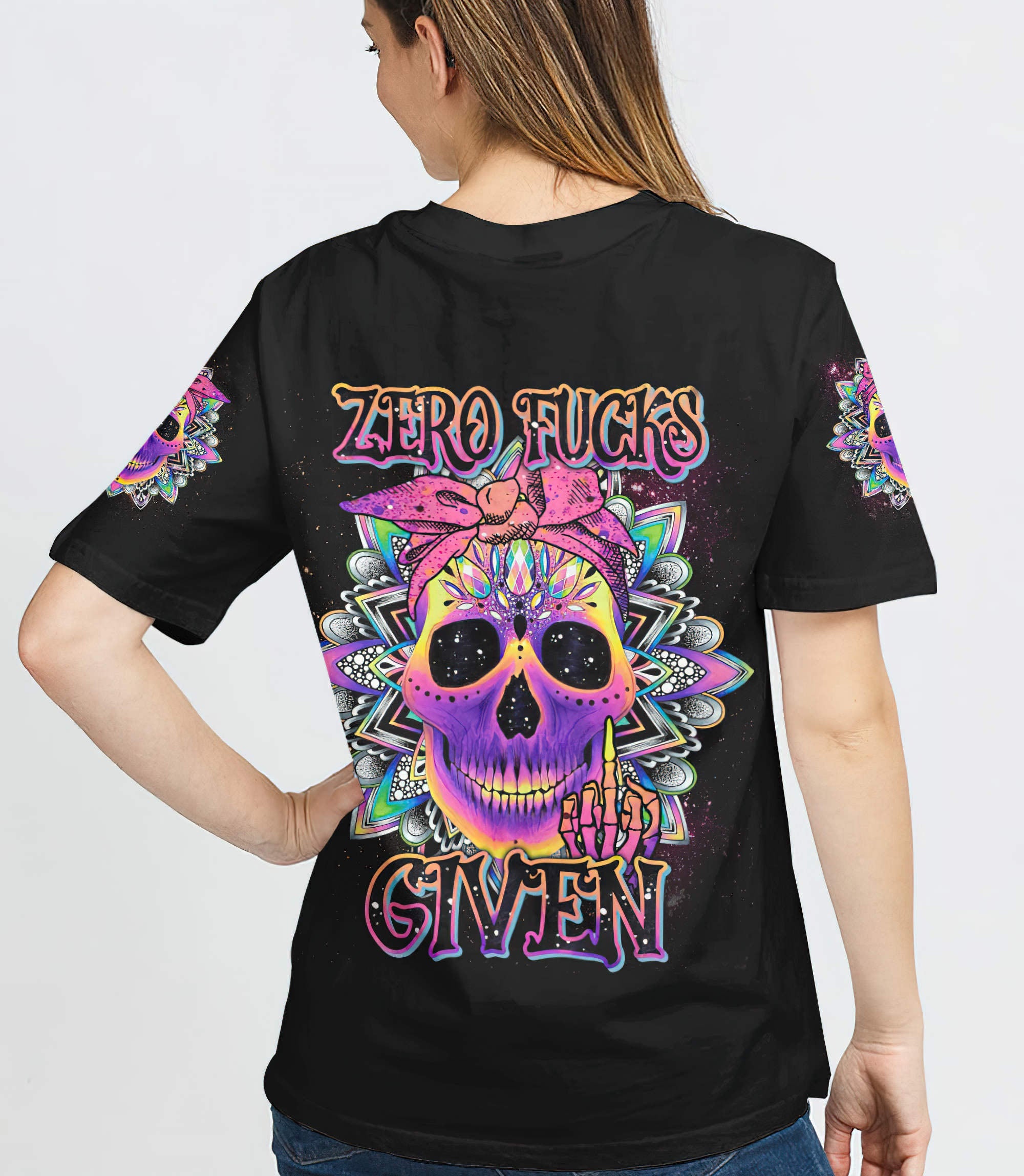 skull-headband-mandala-all-over-print-t-shirt