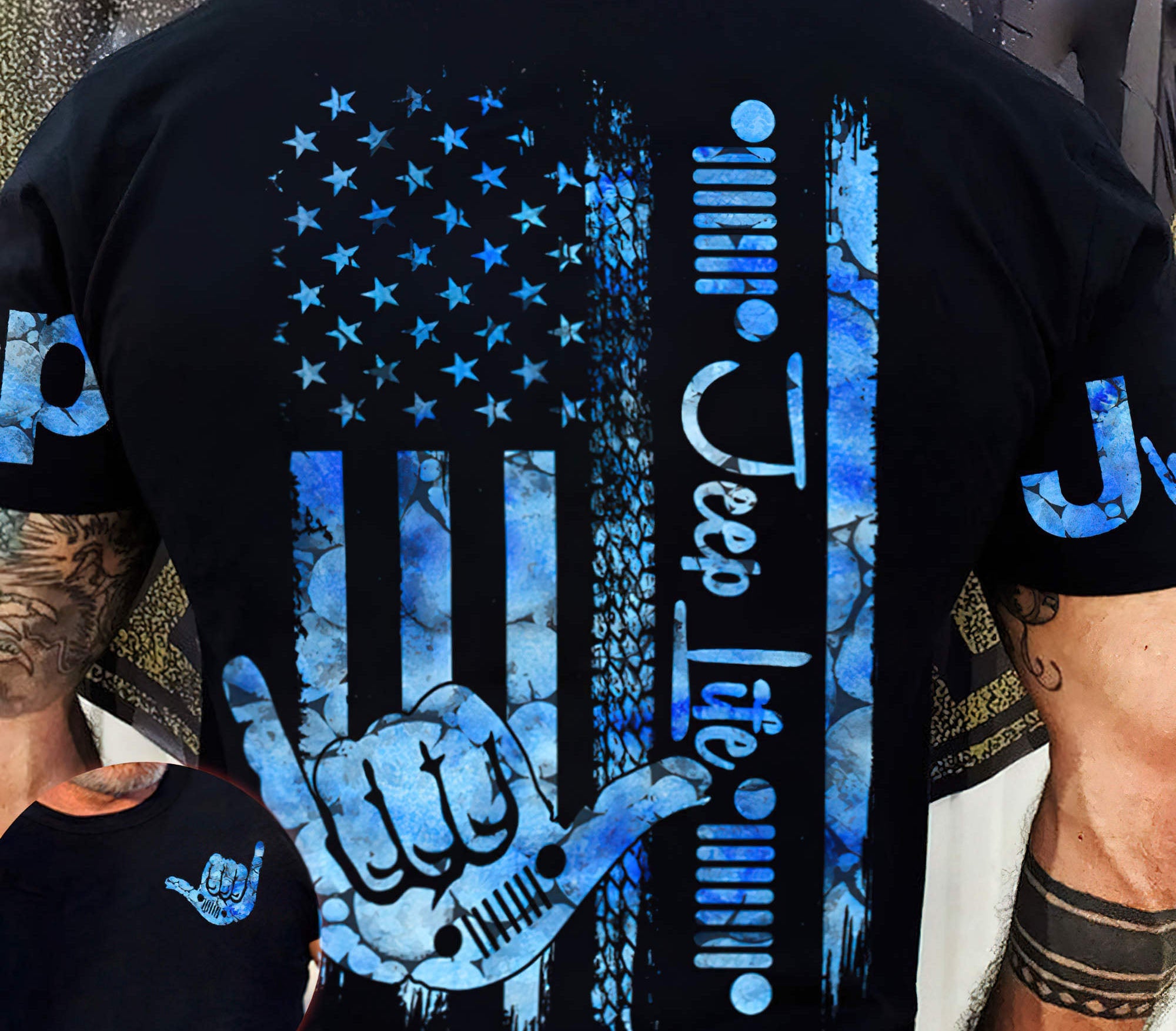 jeep-life-jeep-wave-blue-flag-t-shirt