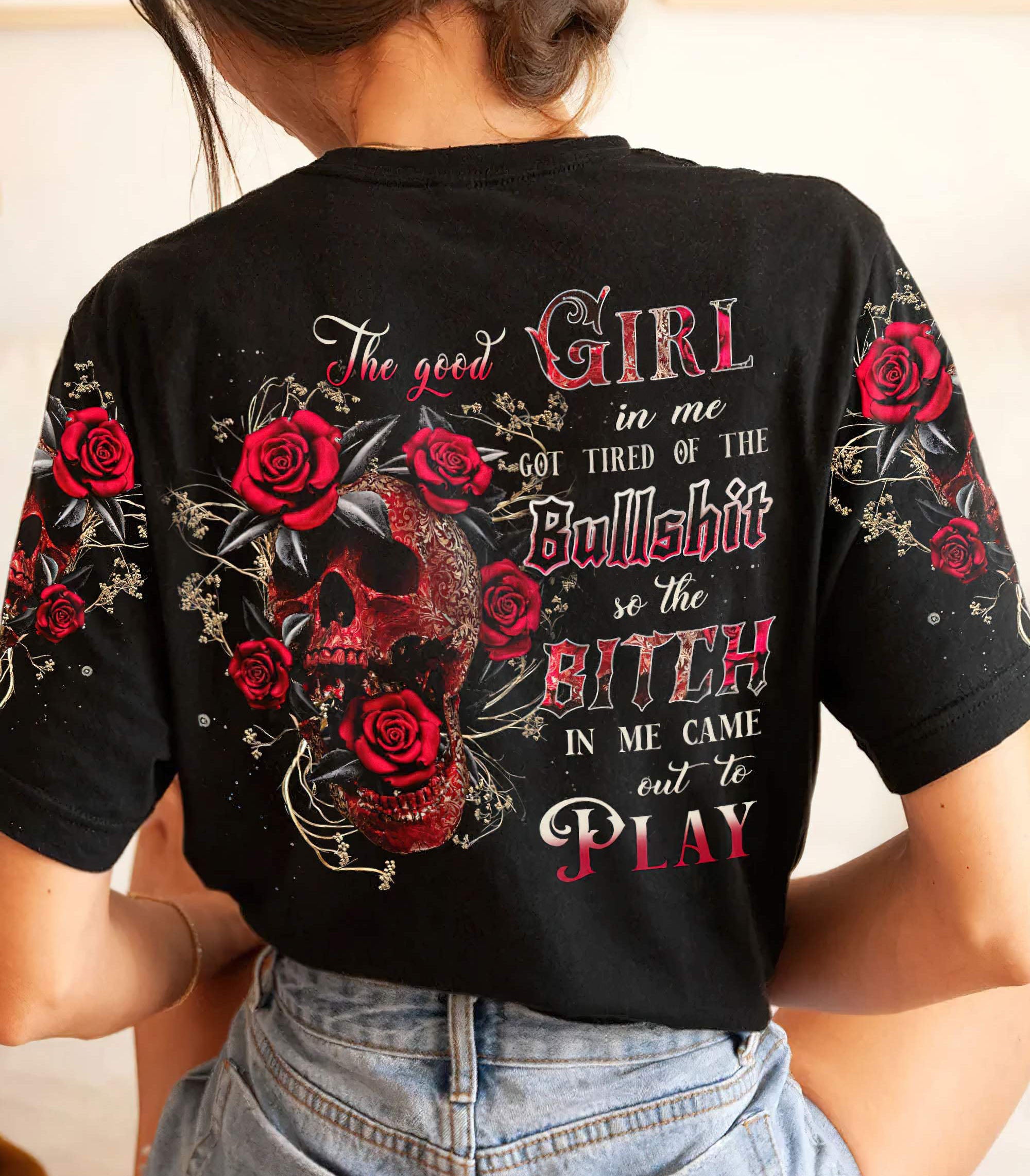 the-good-girl-in-me-got-tired-skull-all-over-print-34-t-shirt