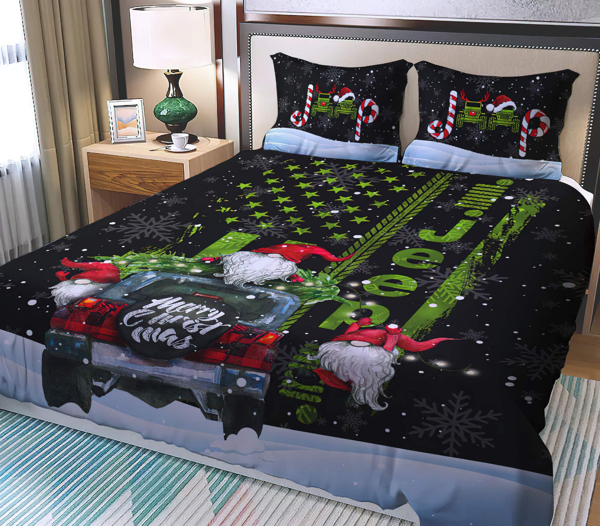 jeep-gn-xmas-flag-bedding-set