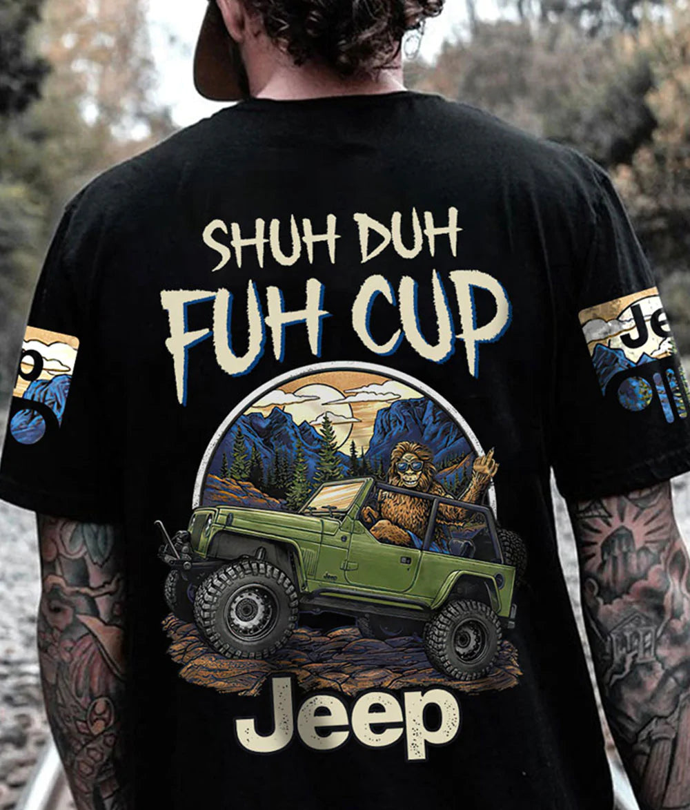 shuh-duh-fuh-cup-big-foot-jeep-t-shirt