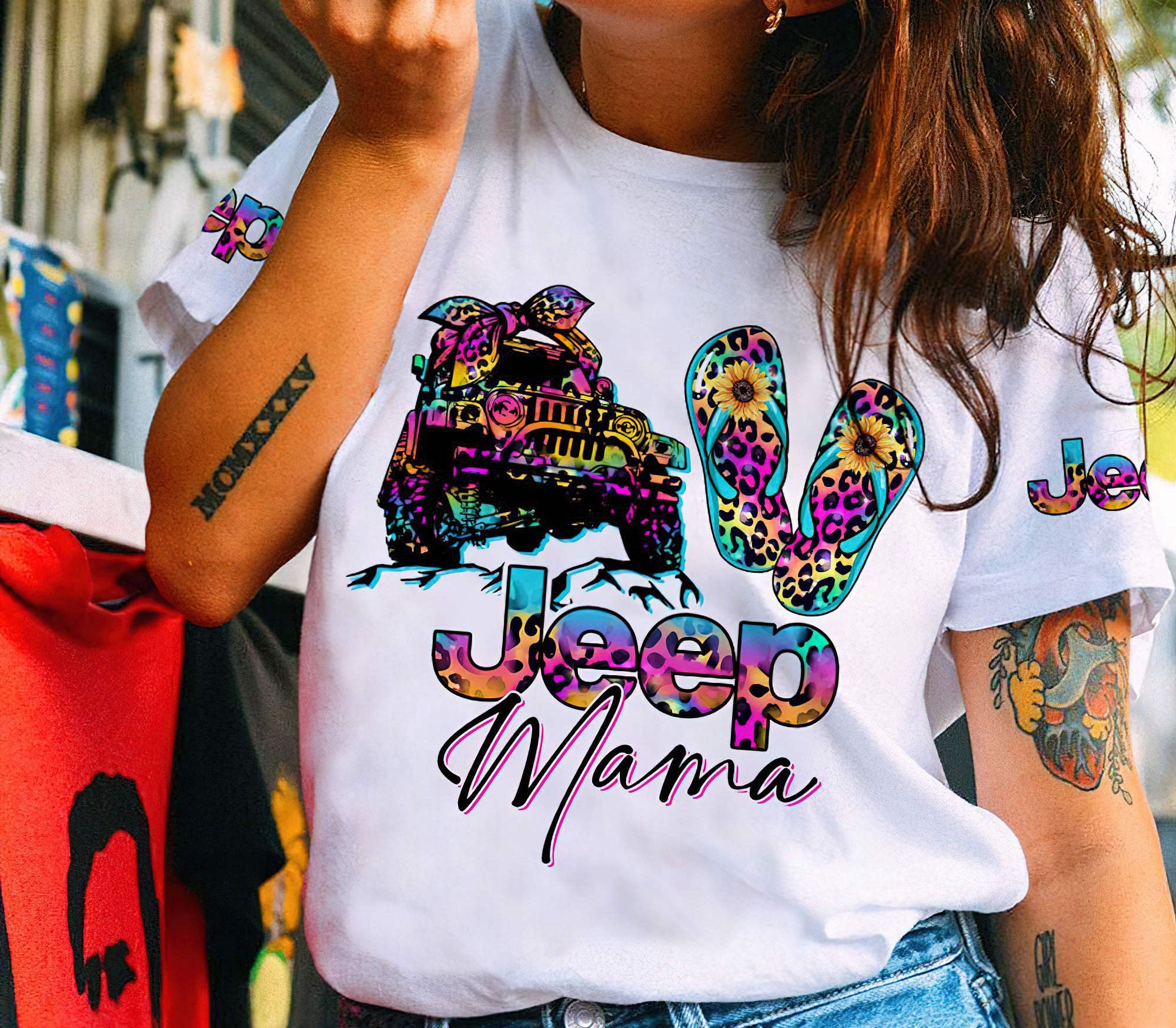 jeep-mama-flip-flops-t-shirt