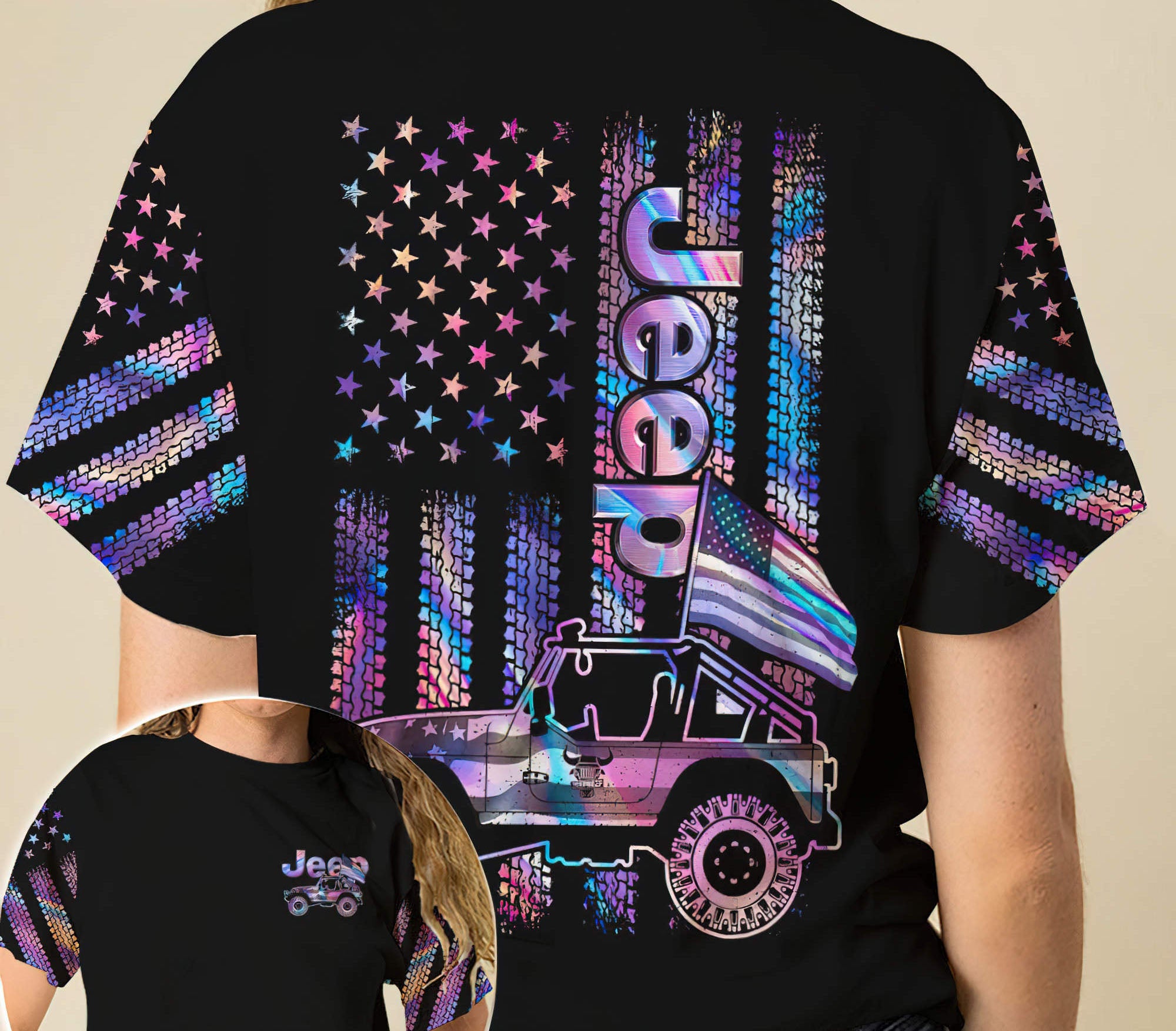 tire-track-jeep-hologram-t-shirt