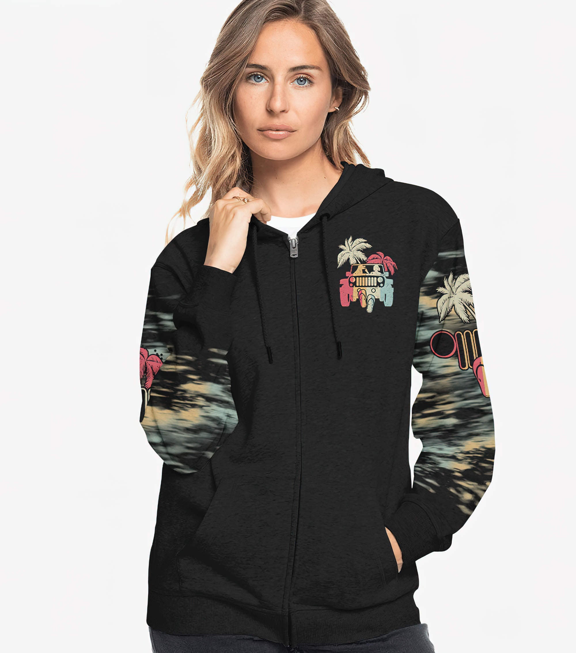 a-girl-her-dog-and-her-jeep-retro-beach-hoodie