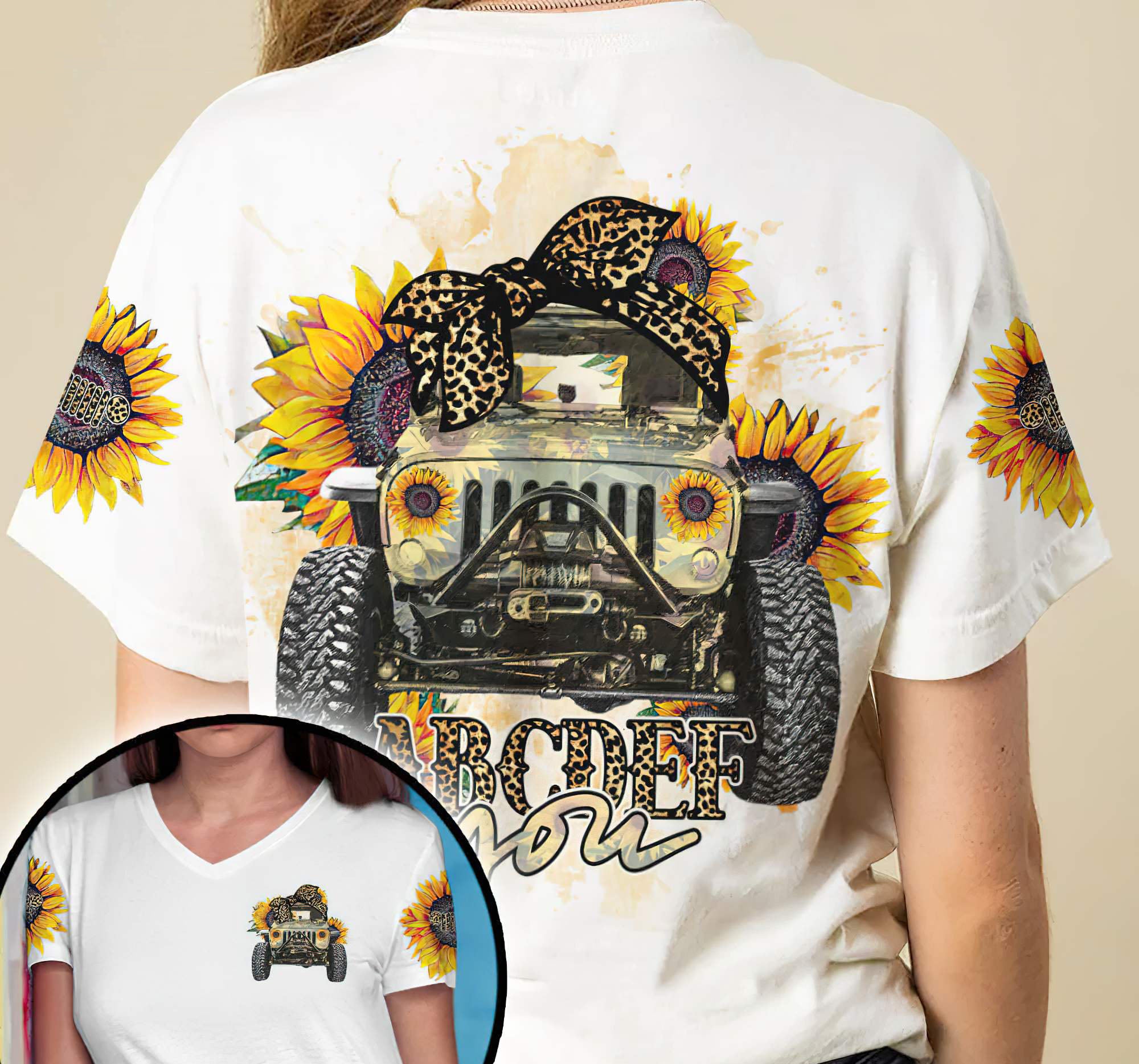 abcdef-you-jeep-sunflower-all-over-print-women-v-neck-t-shirt