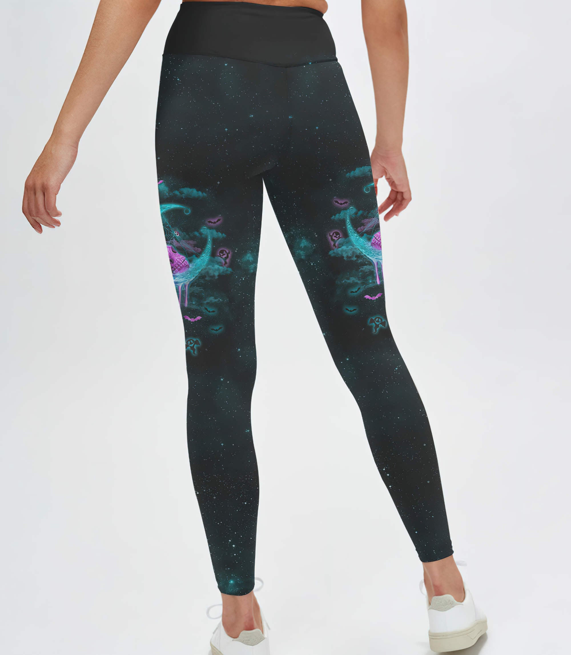 skull-melting-moon-halloween-all-over-print-leggings