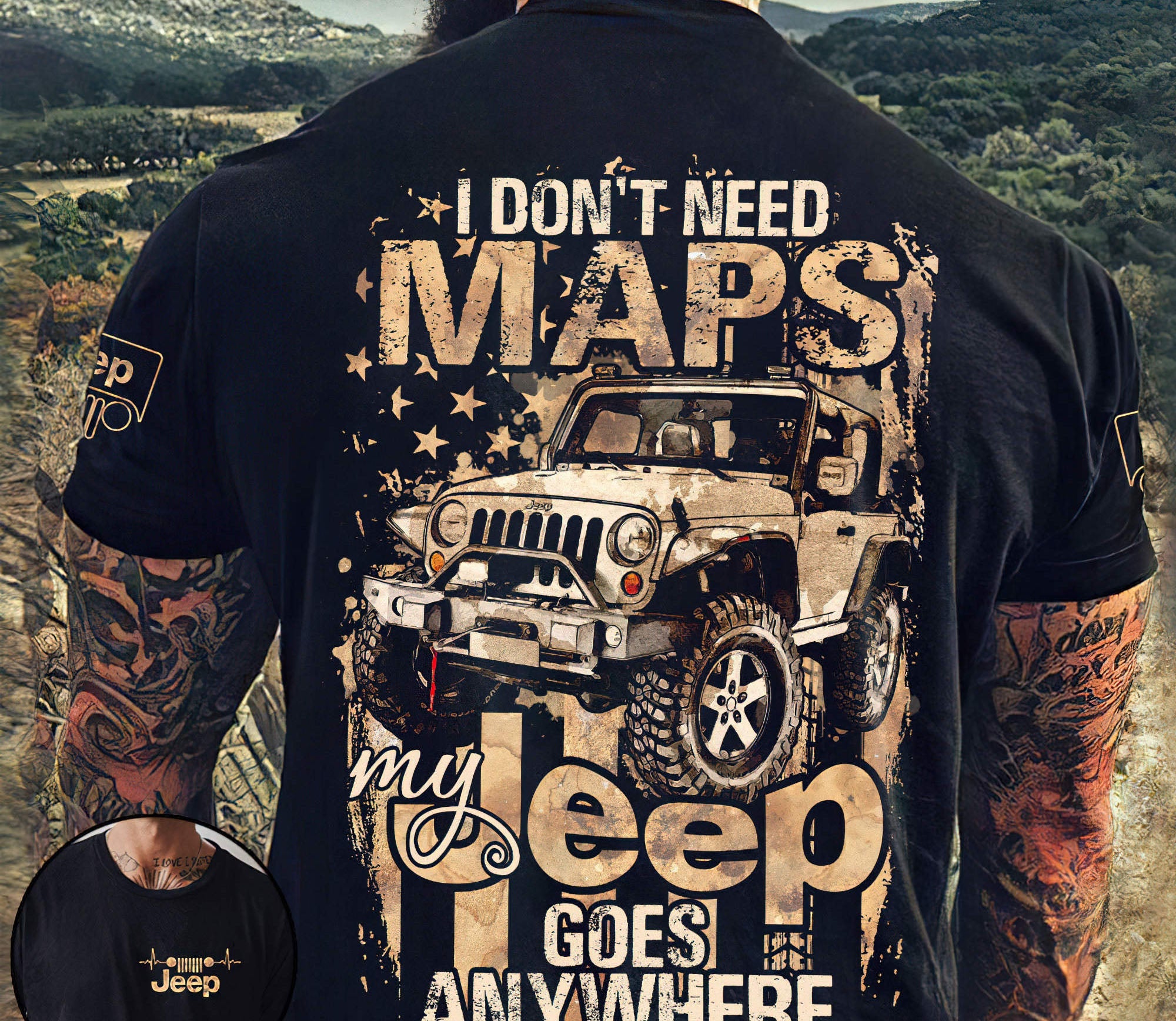 i-dont-need-maps-jeep-t-shirt