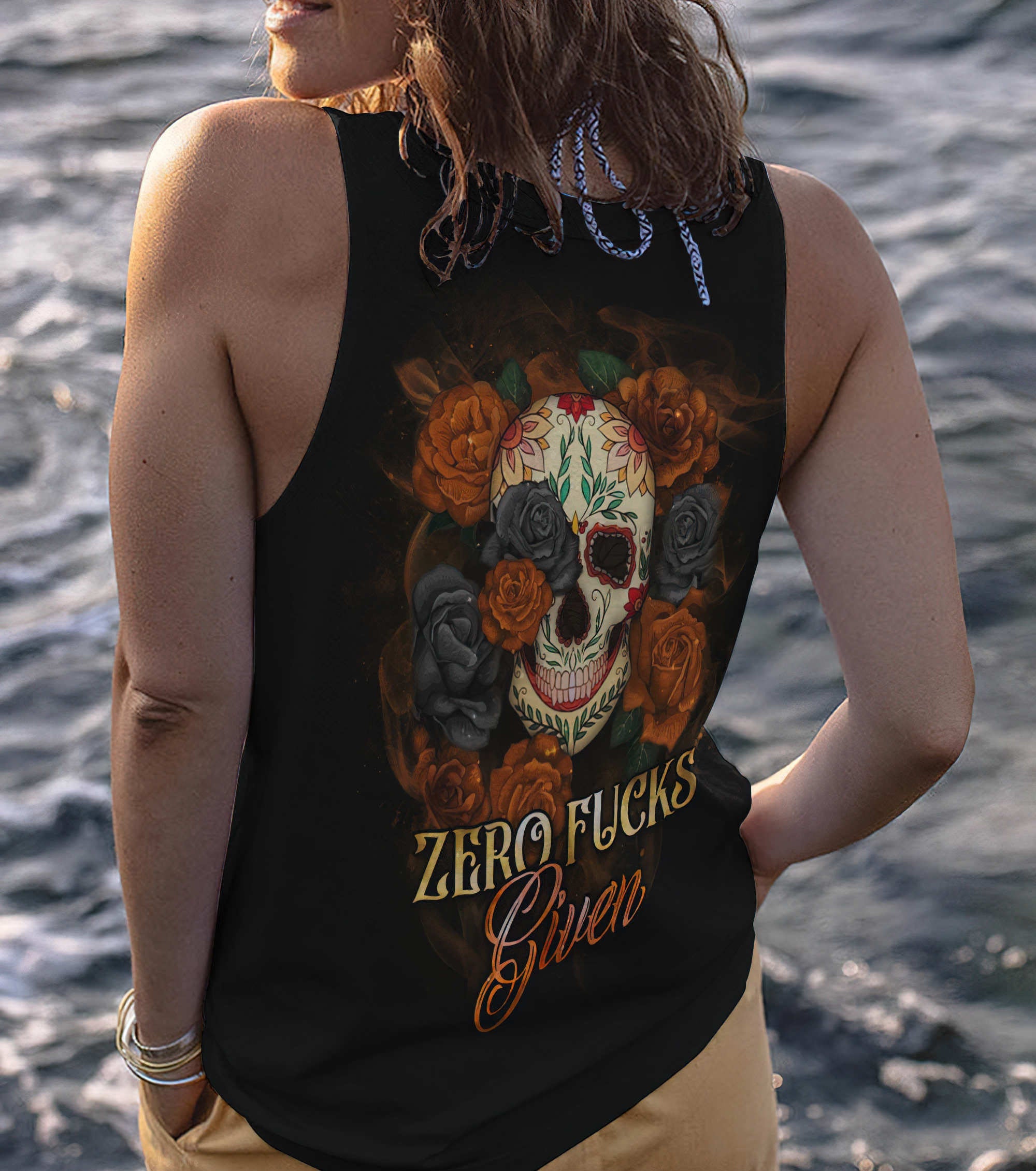 zero-fcks-given-flower-skull-all-over-print-tank-top