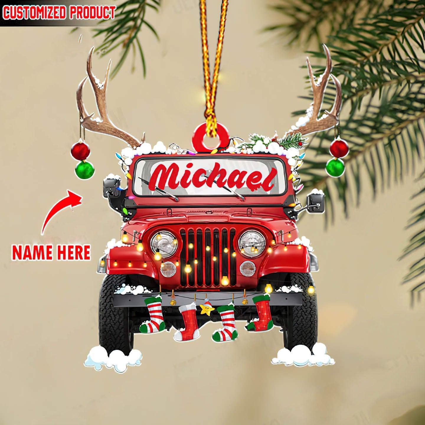 xm-deer-jeep-christmas-ornaments