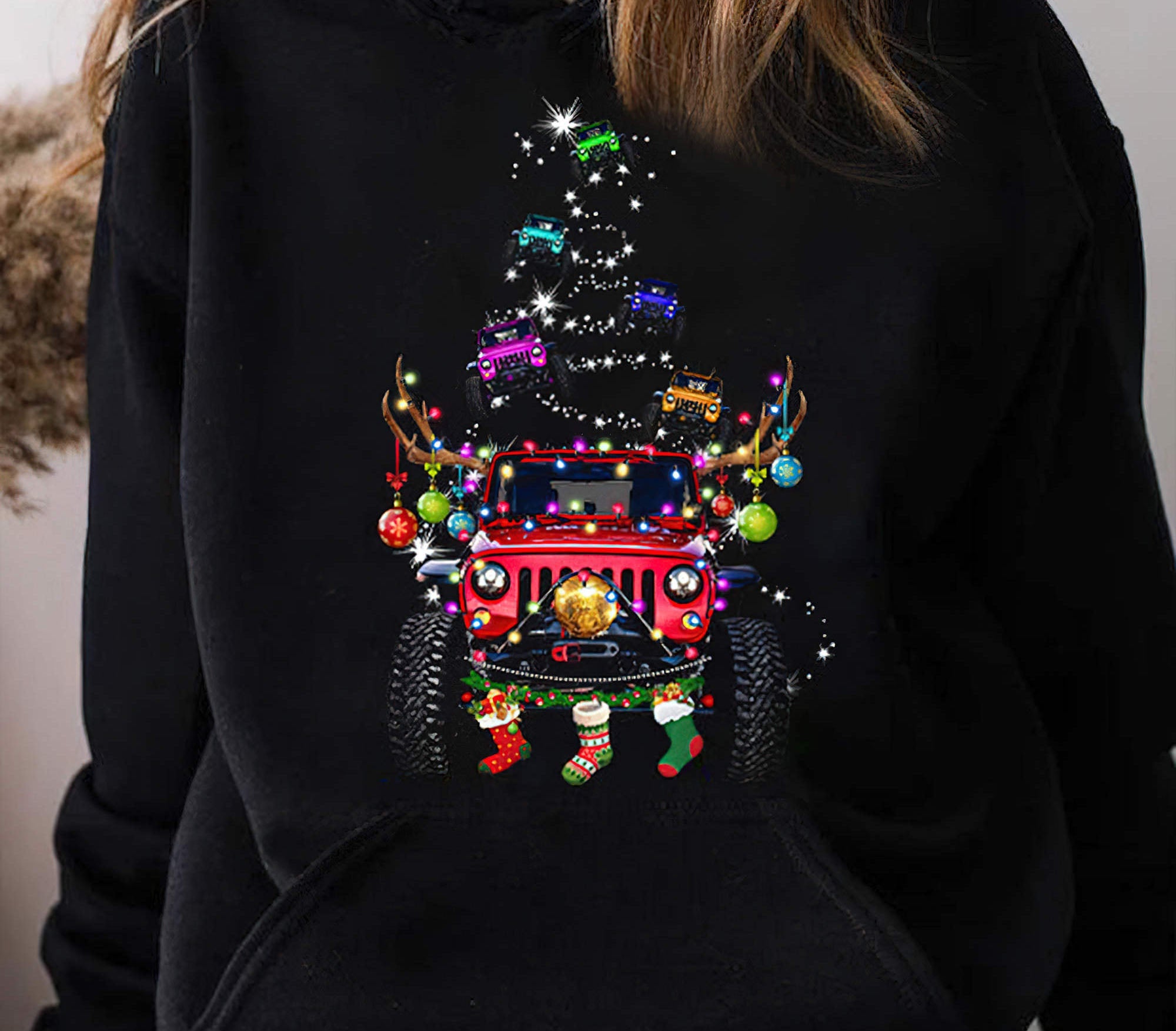 jeep-christmas-tree-1-sided-hoodie