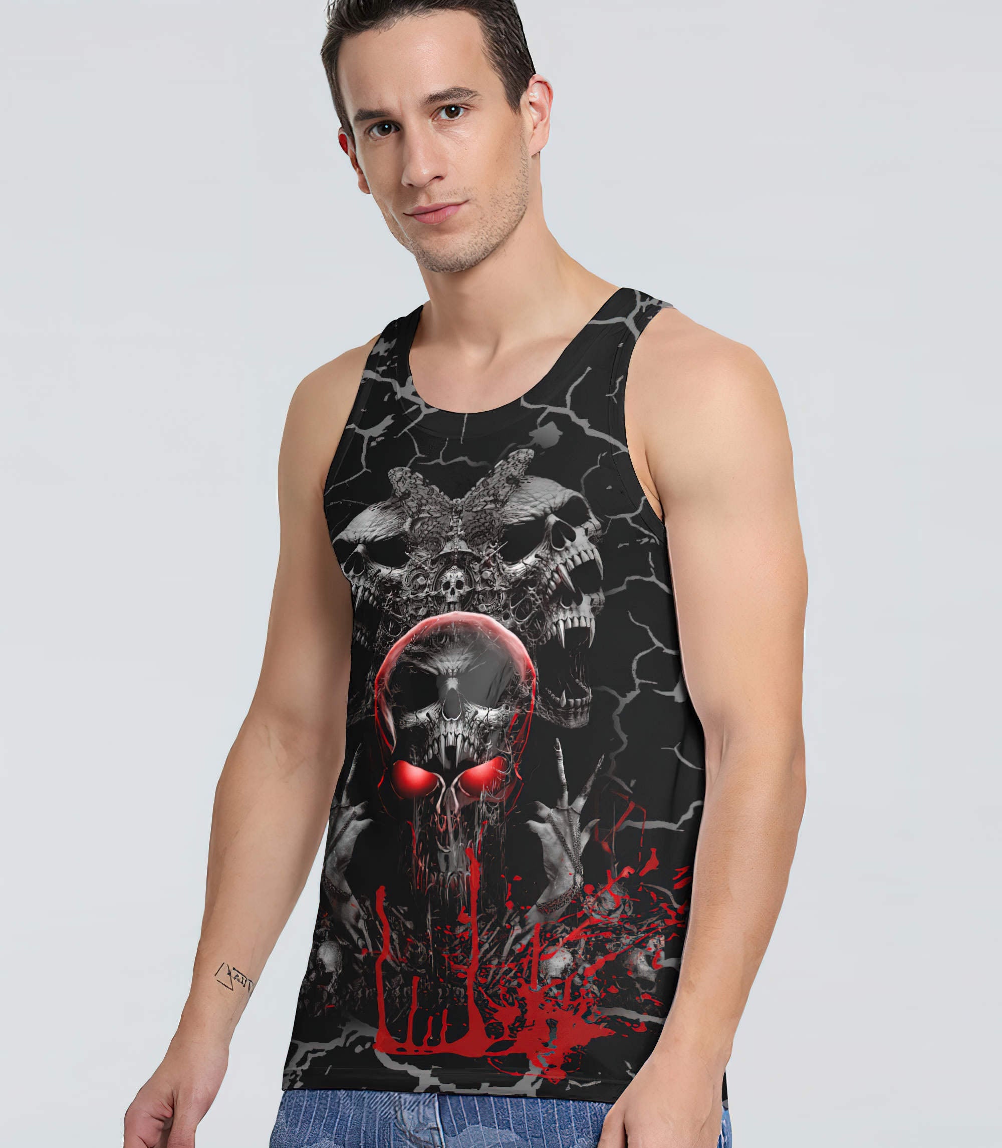 im-never-alone-evil-skull-all-over-print-tank-top