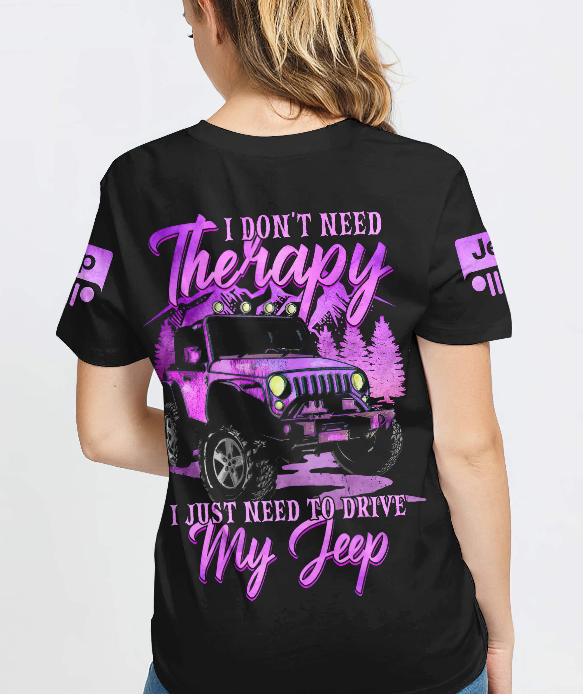 i-dont-need-therapy-jeep-purple-t-shirt