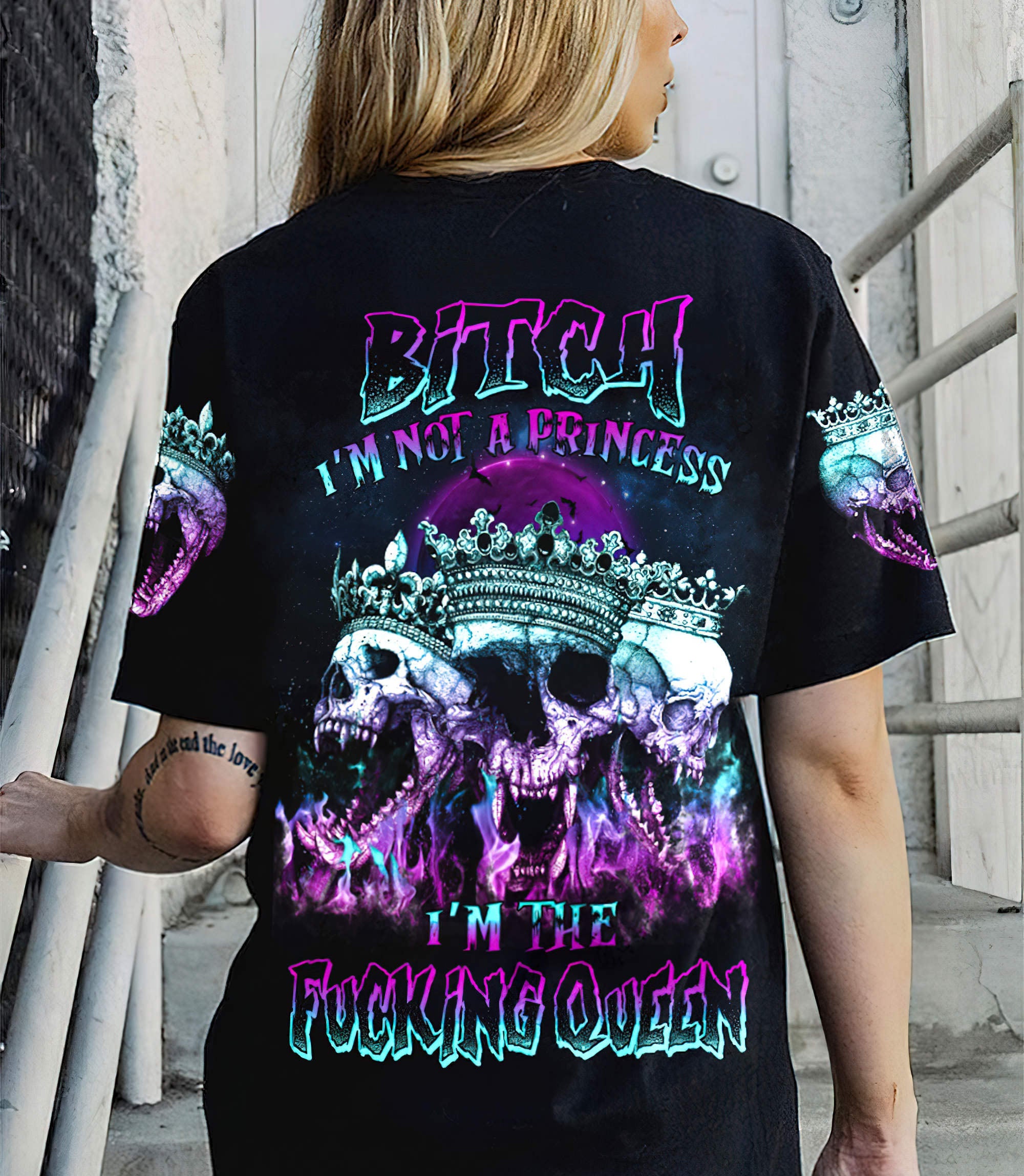 im-the-fking-queen-skull-all-over-print-t-shirt