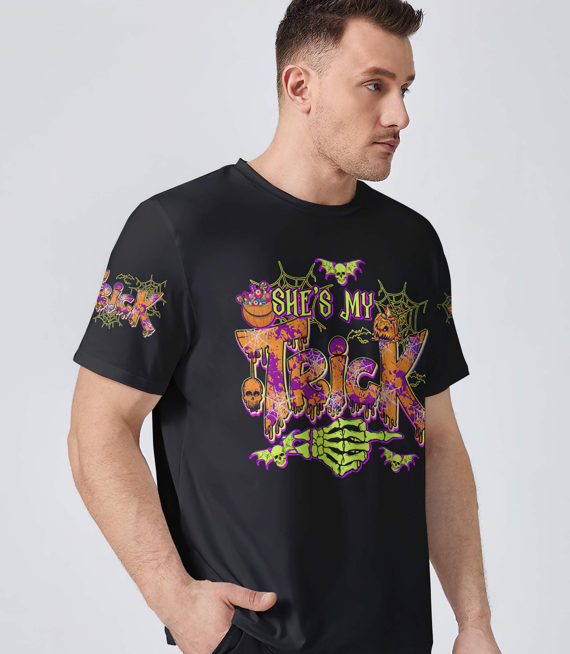 skull-halloween-couple-all-over-print-t-shirt