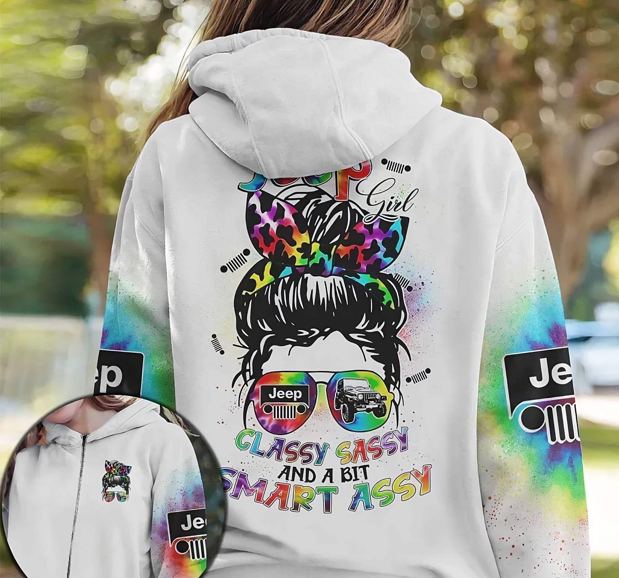 jeep-girl-classy-sassy-and-a-bit-smart-a-messy-bun-all-over-print-hoodie