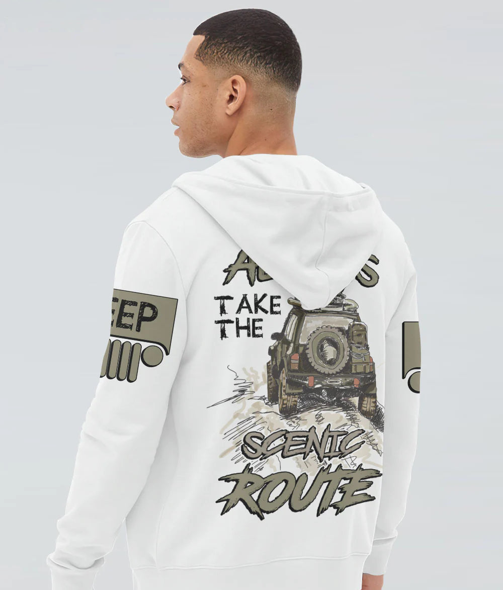 always-take-the-scenic-route-drawing-jeep-hoodie