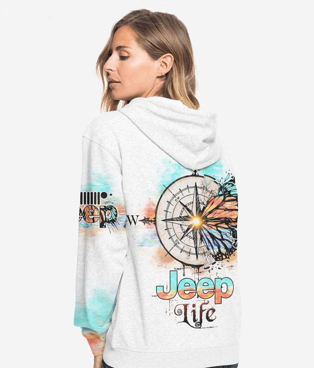 jeep-life-compass-half-butterfly-hoodie