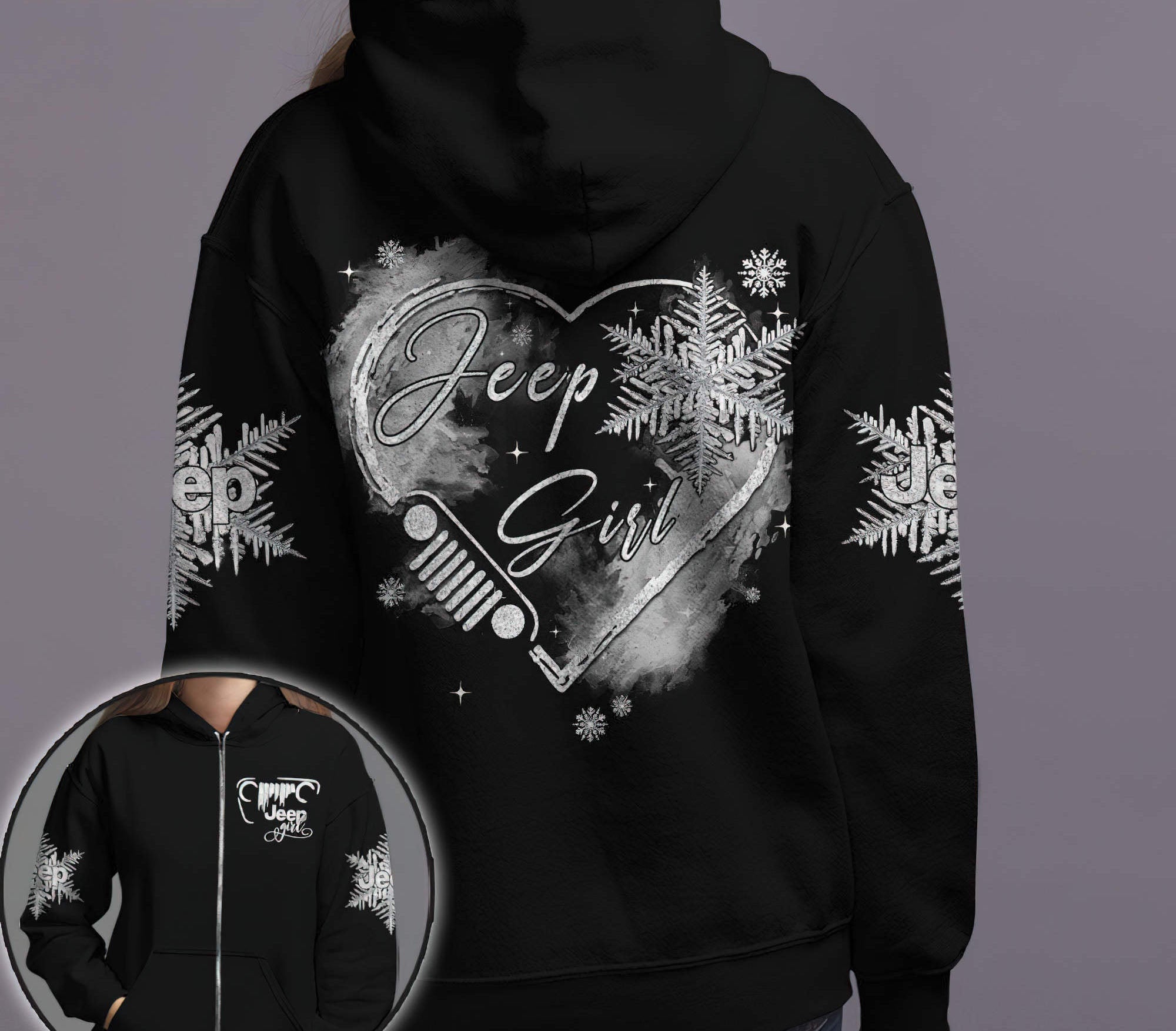 jeep-girl-heart-snowflake-hoodie