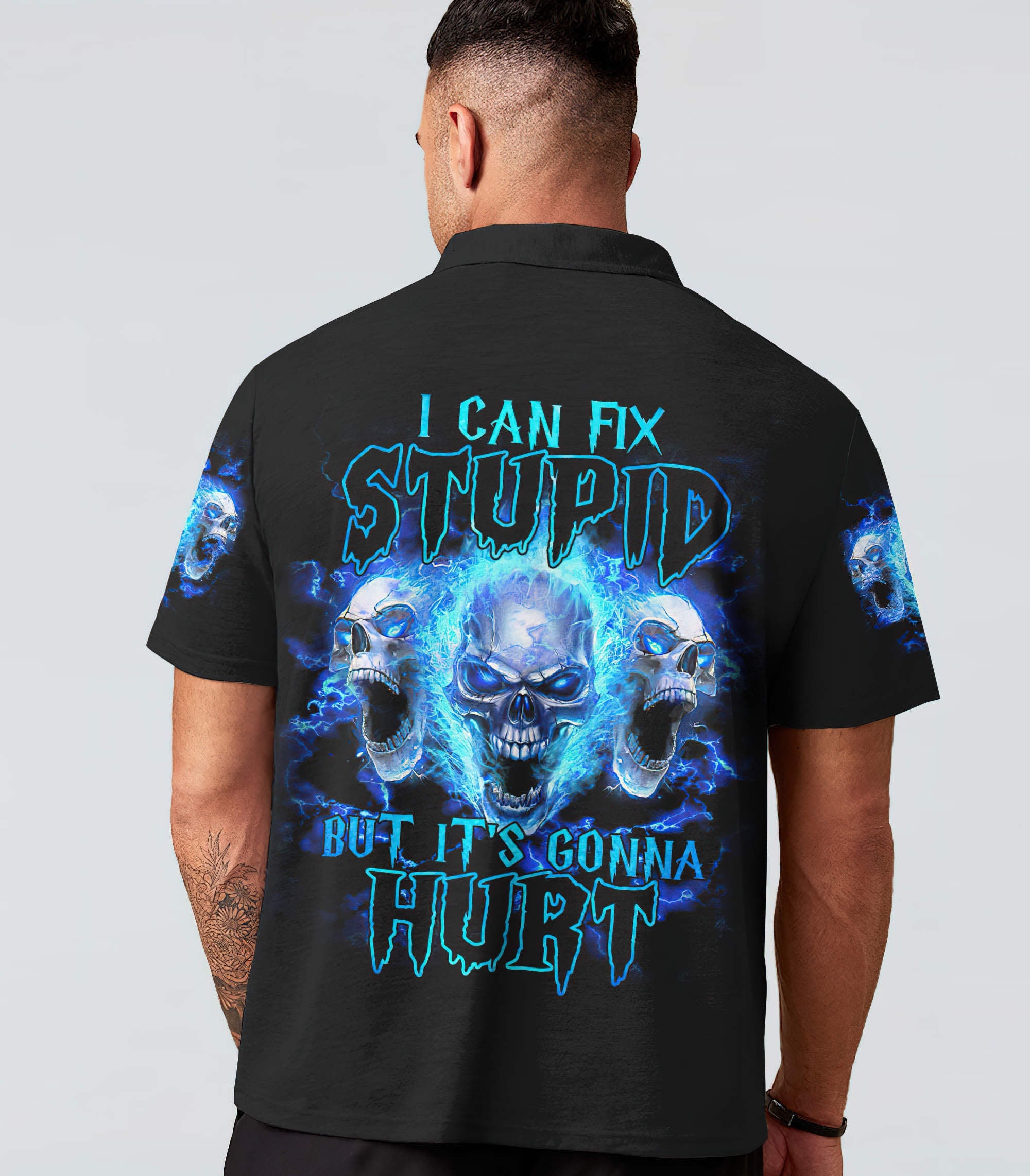 i-can-fix-stupid-3-fire-skull-all-over-print-polo-shirt