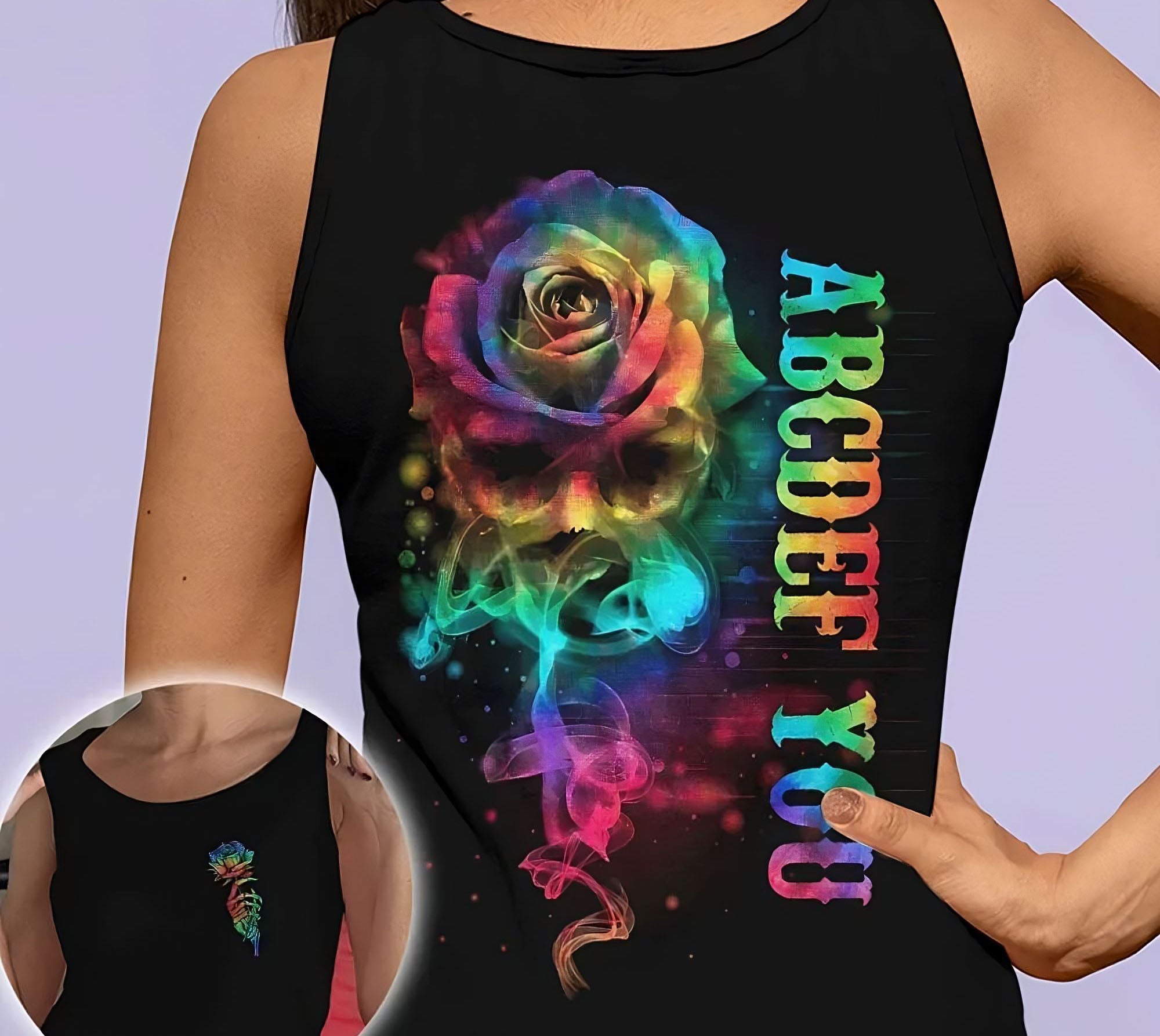 abcdefu-rose-smoke-all-over-print-tank-top