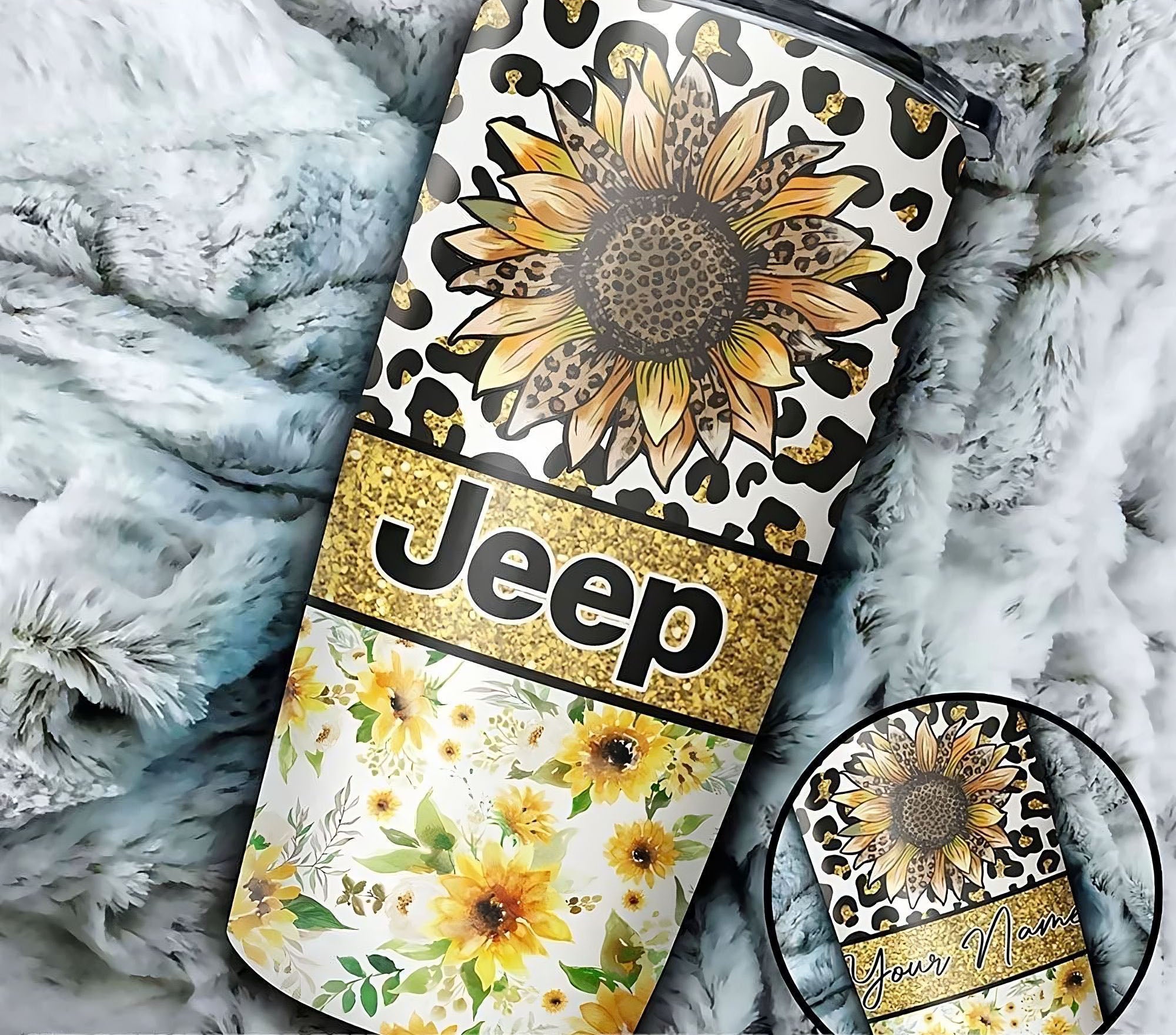 personalized-jeep-sunflower-tumbler