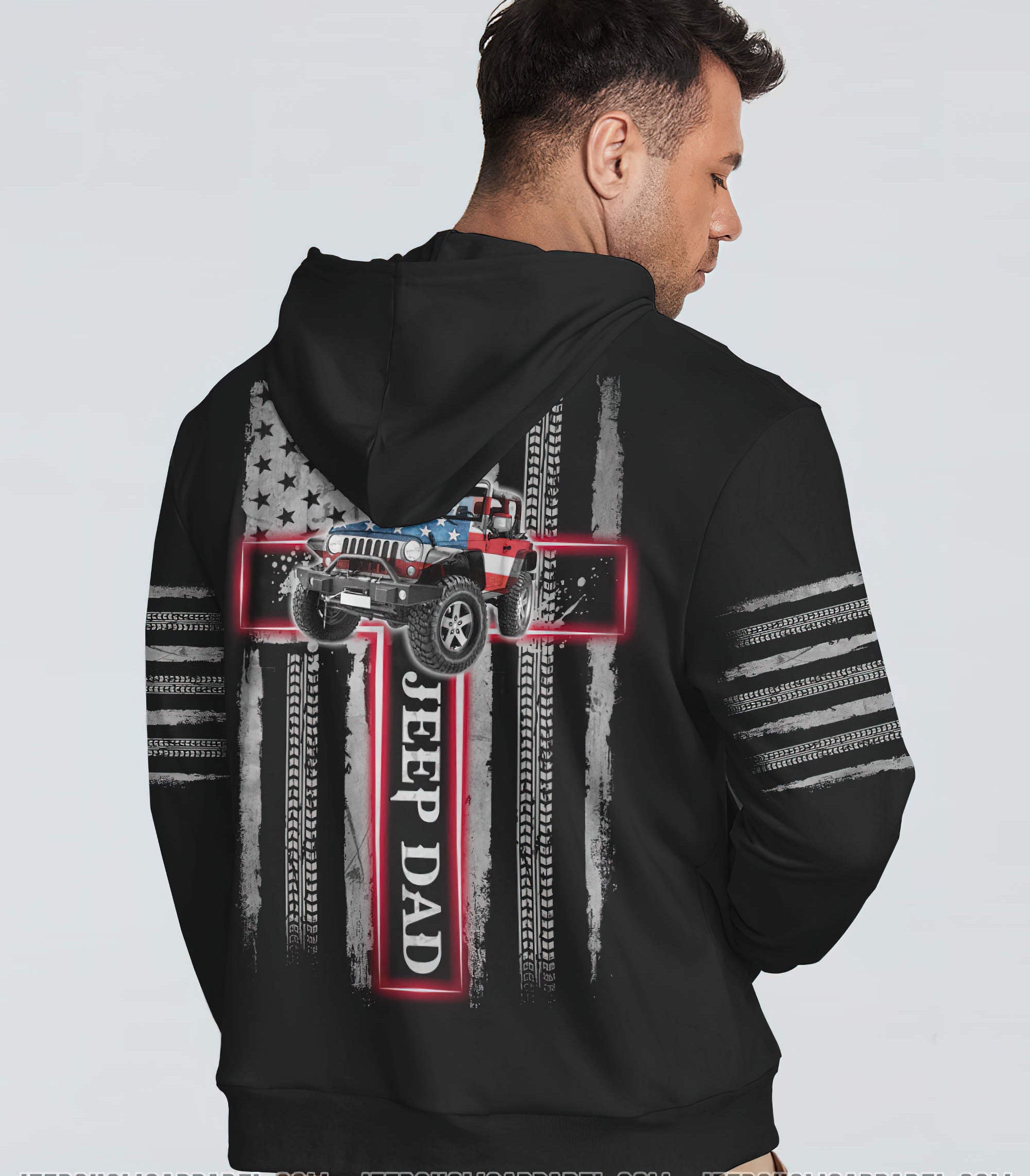 flag-cross-jeep-dad-hoodie