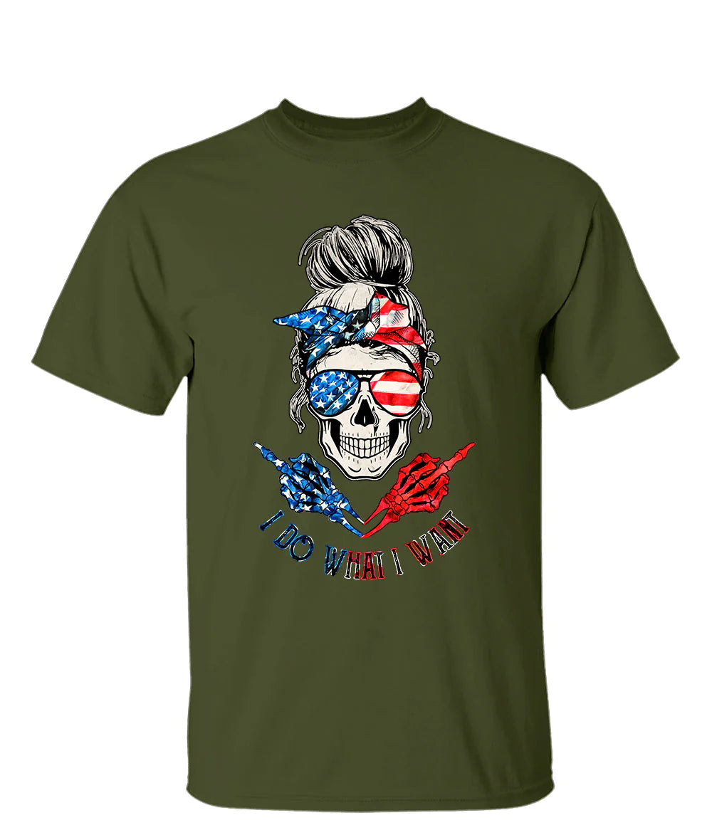 i-do-what-i-want-american-messy-bun-skull-cotton-shirt-t-shirt