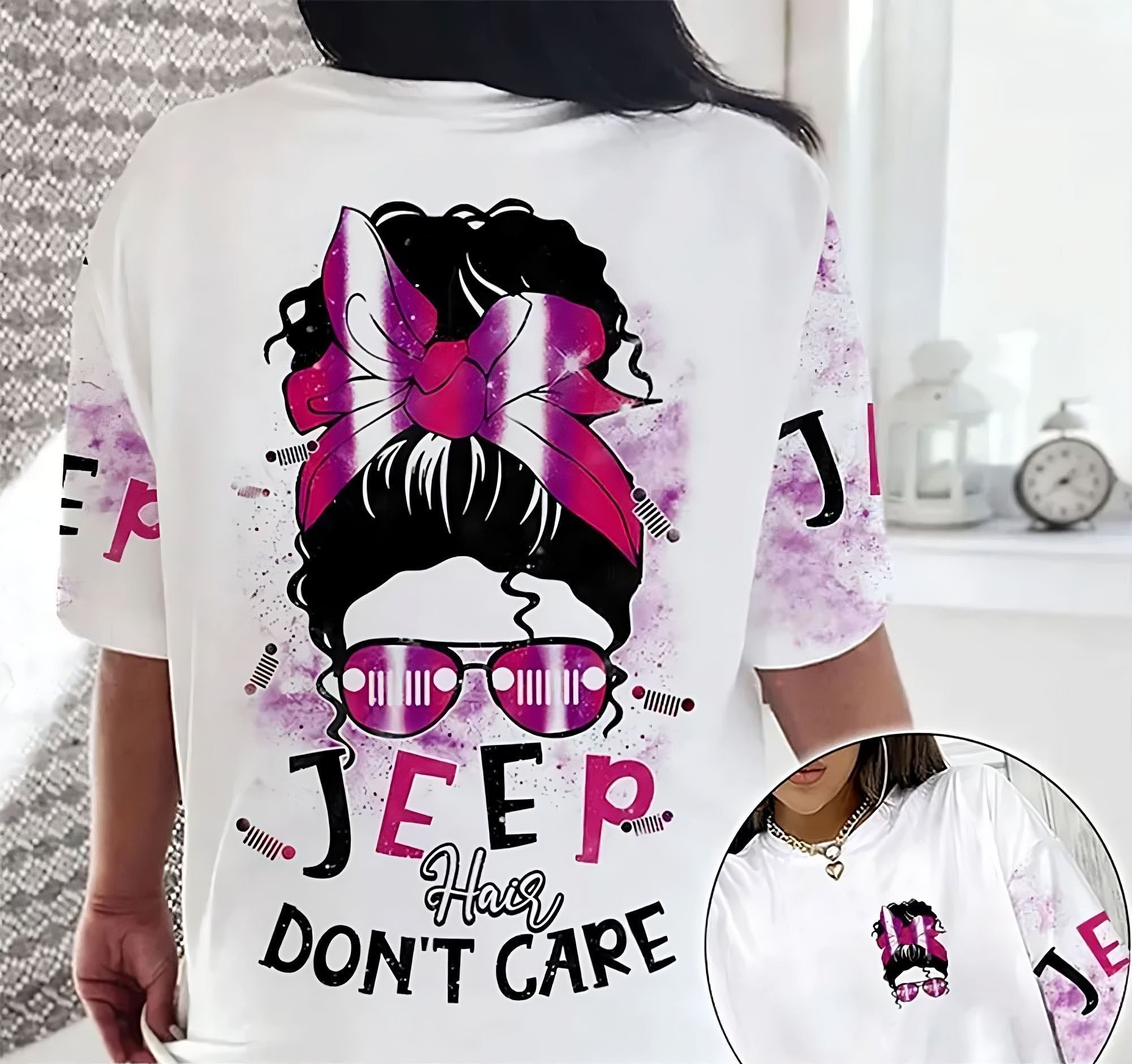 jeep-hair-dont-care-all-over-print-pink-t-shirt