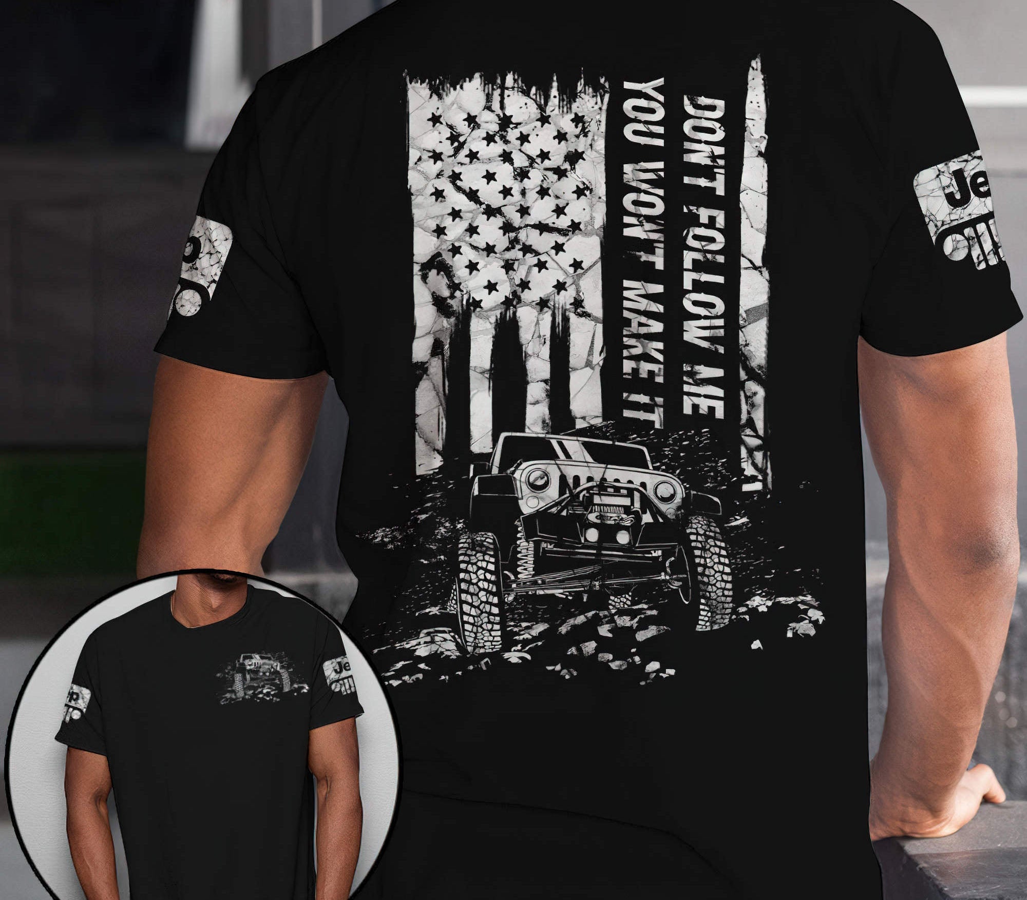 dont-follow-me-flag-jeep-t-shirt