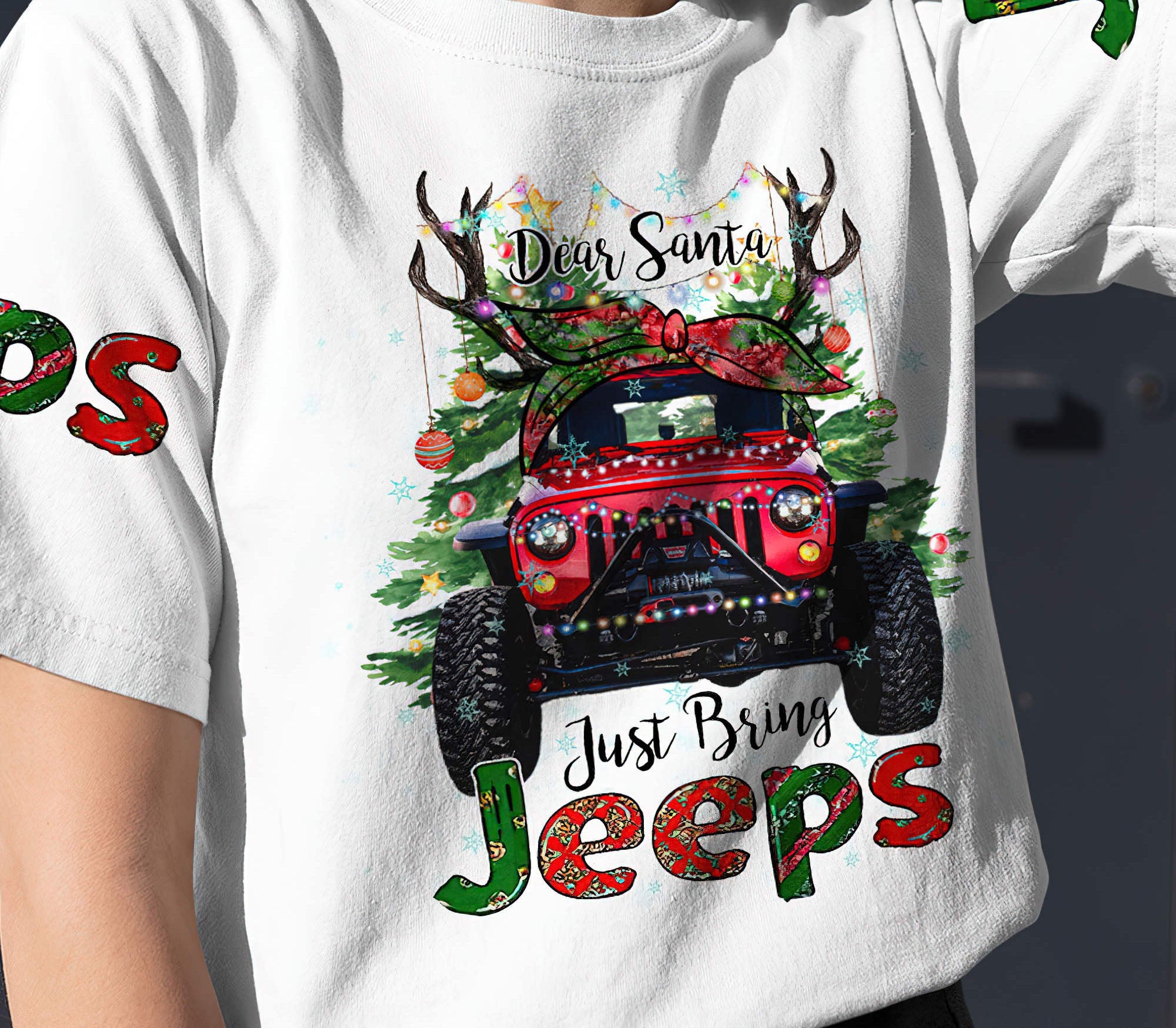 dear-santa-jeep-t-shirt