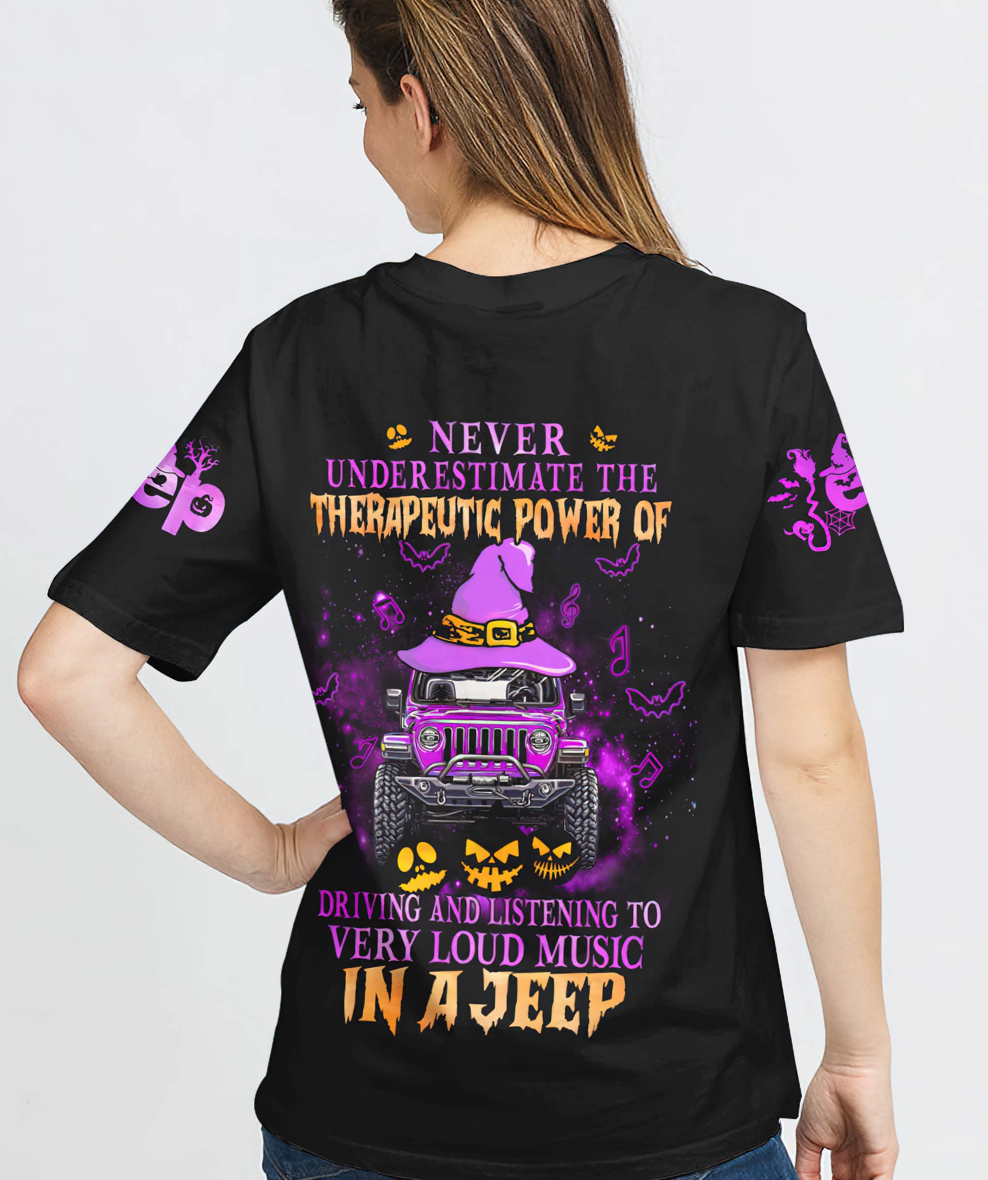 never-underestimate-jeep-girl-halloween-t-shirt