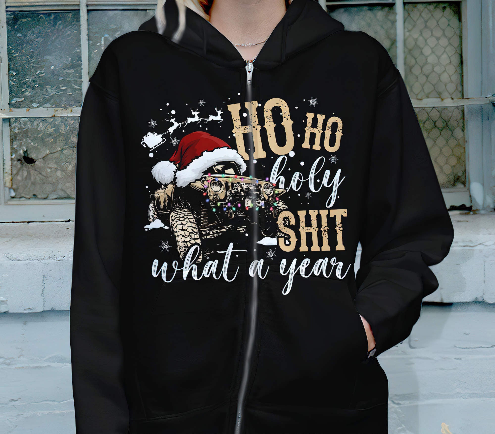 ho-ho-holy-jeep-1-sided-hoodie