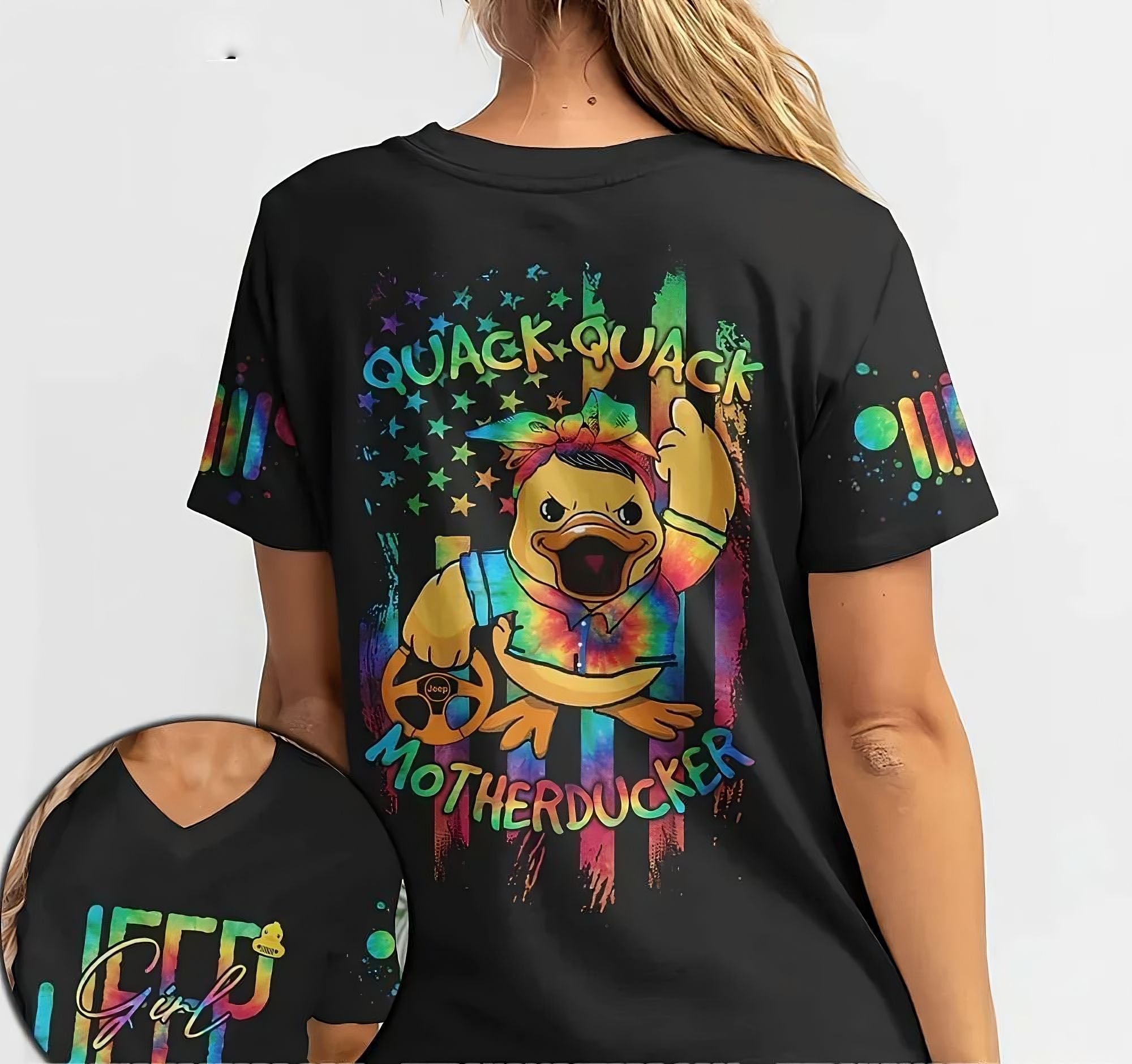 quack-quack-motherducker-jeep-all-over-print-t-shirt