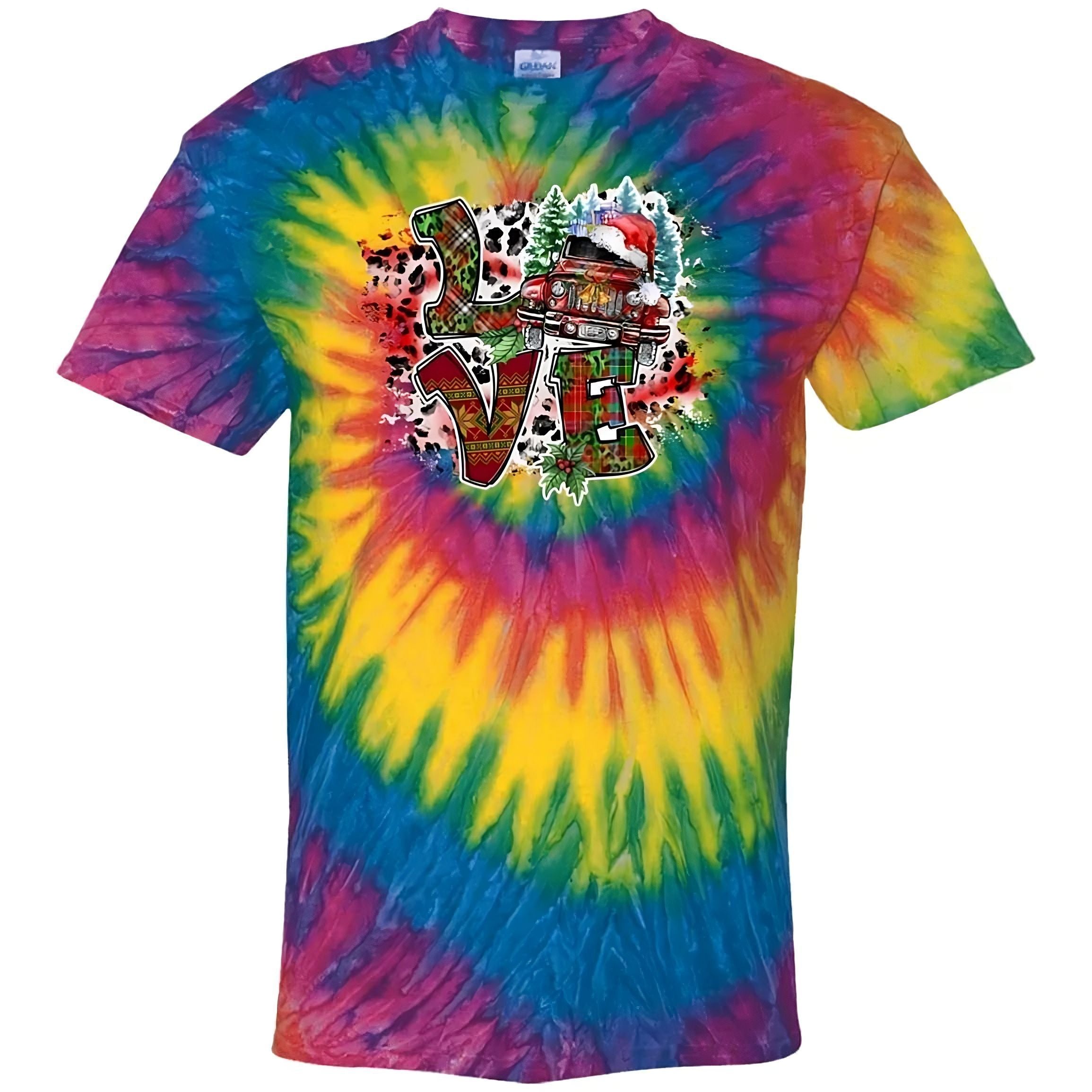 jeep-love-christmas-tie-dye-t-shirt