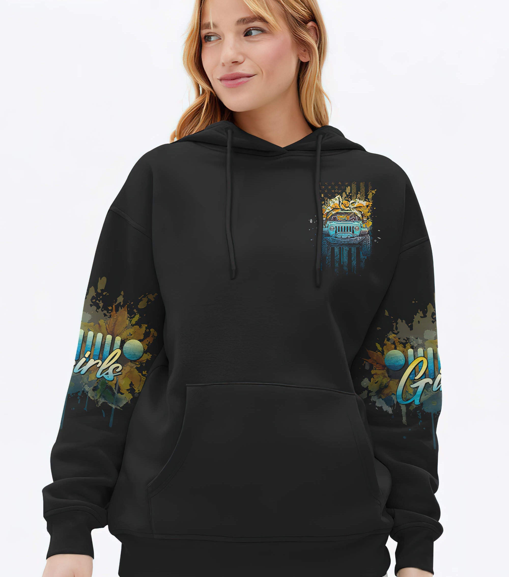 jeep-girl-are-sunshine-mixed-with-a-little-hurricane-hoodie