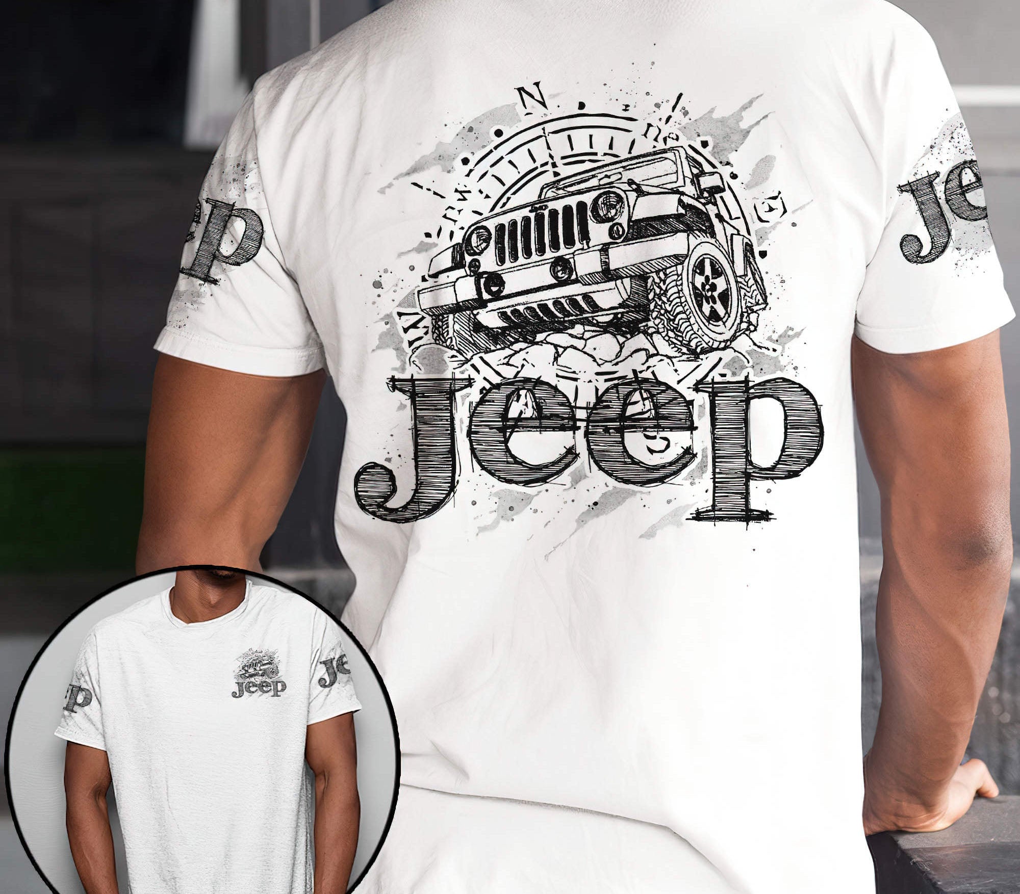 jeep-compass-sketch-t-shirt