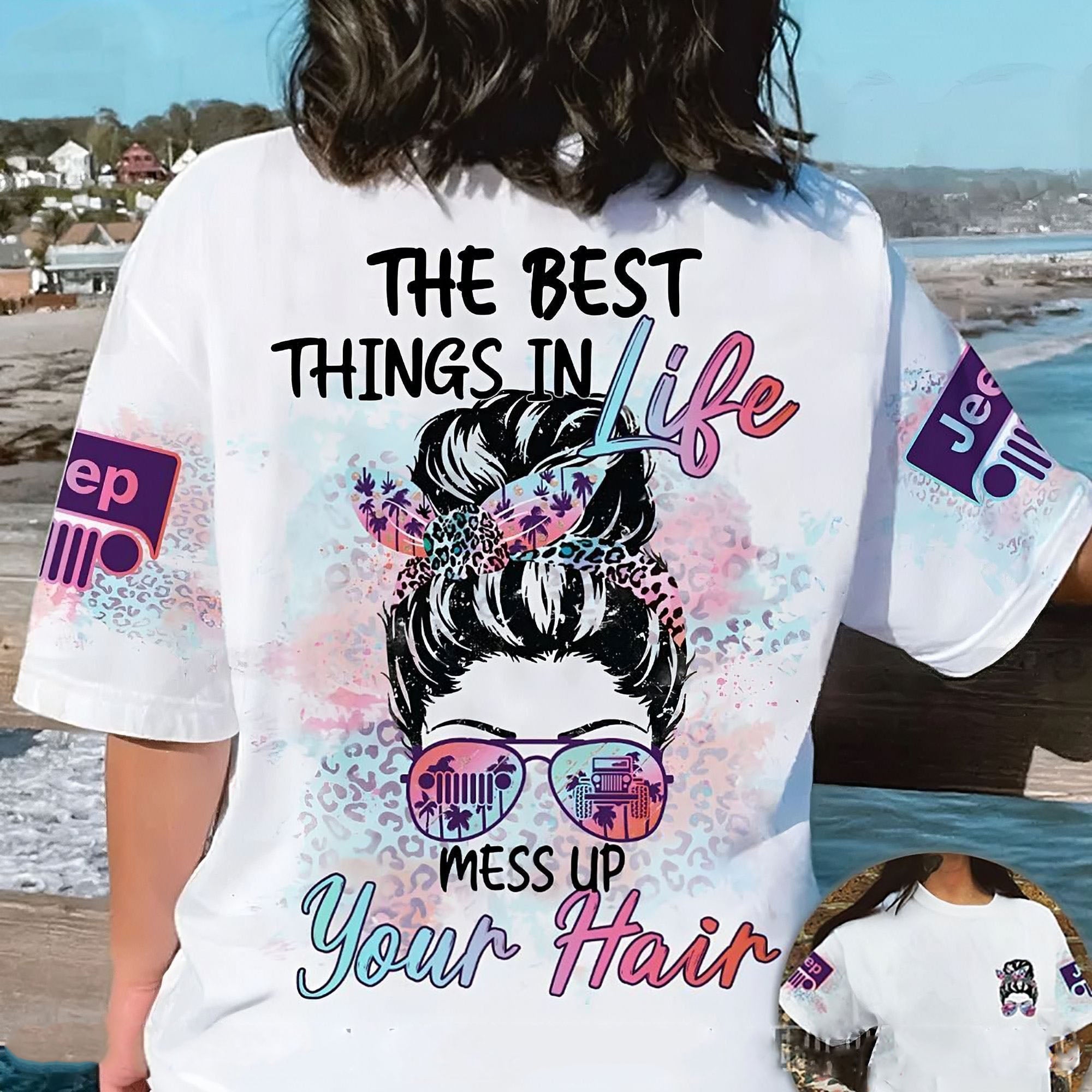 the-best-things-in-life-messy-bun-jeep-all-over-print-t-shirt