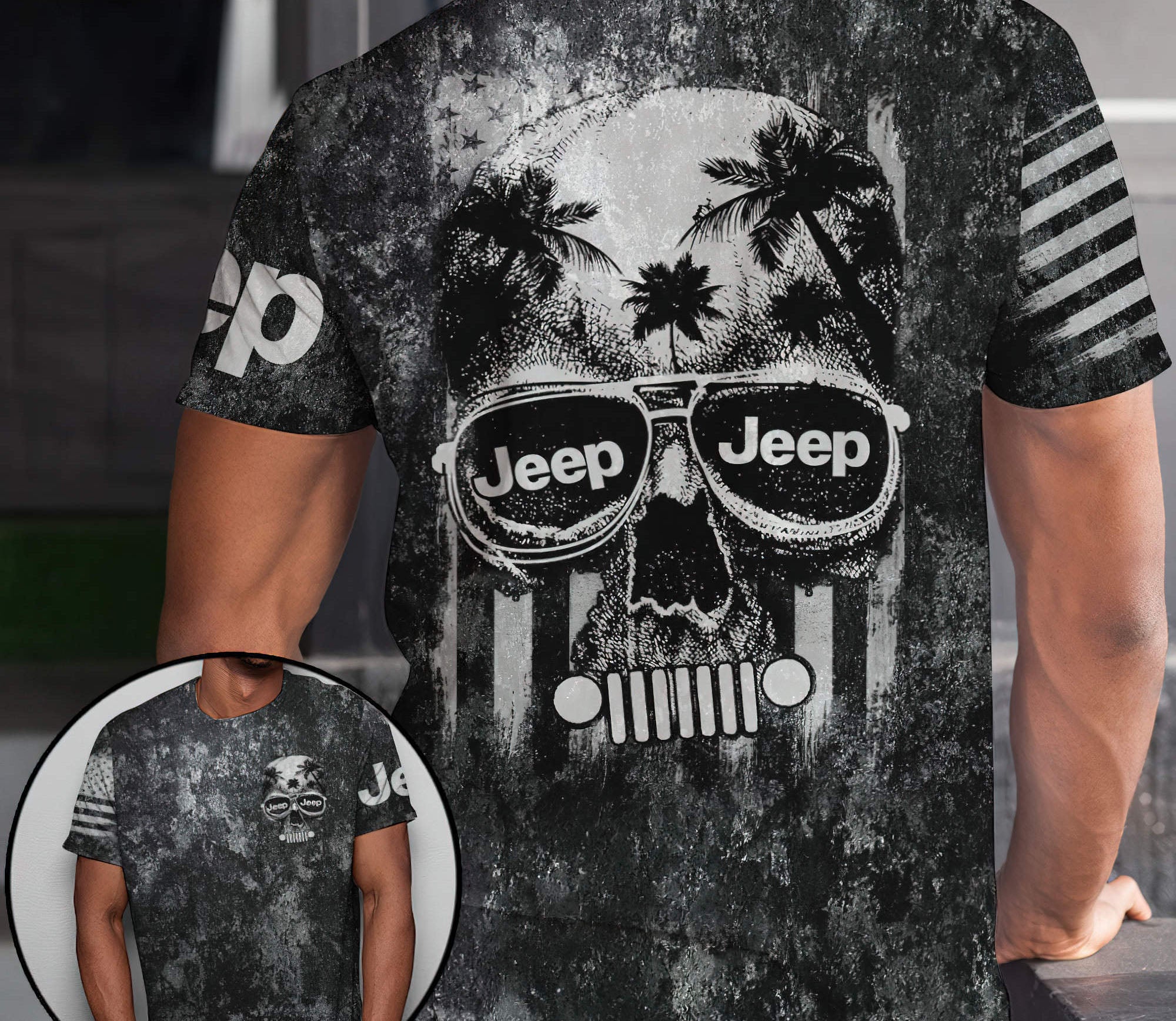 jeep-skull-bw-tie-dye-t-shirt