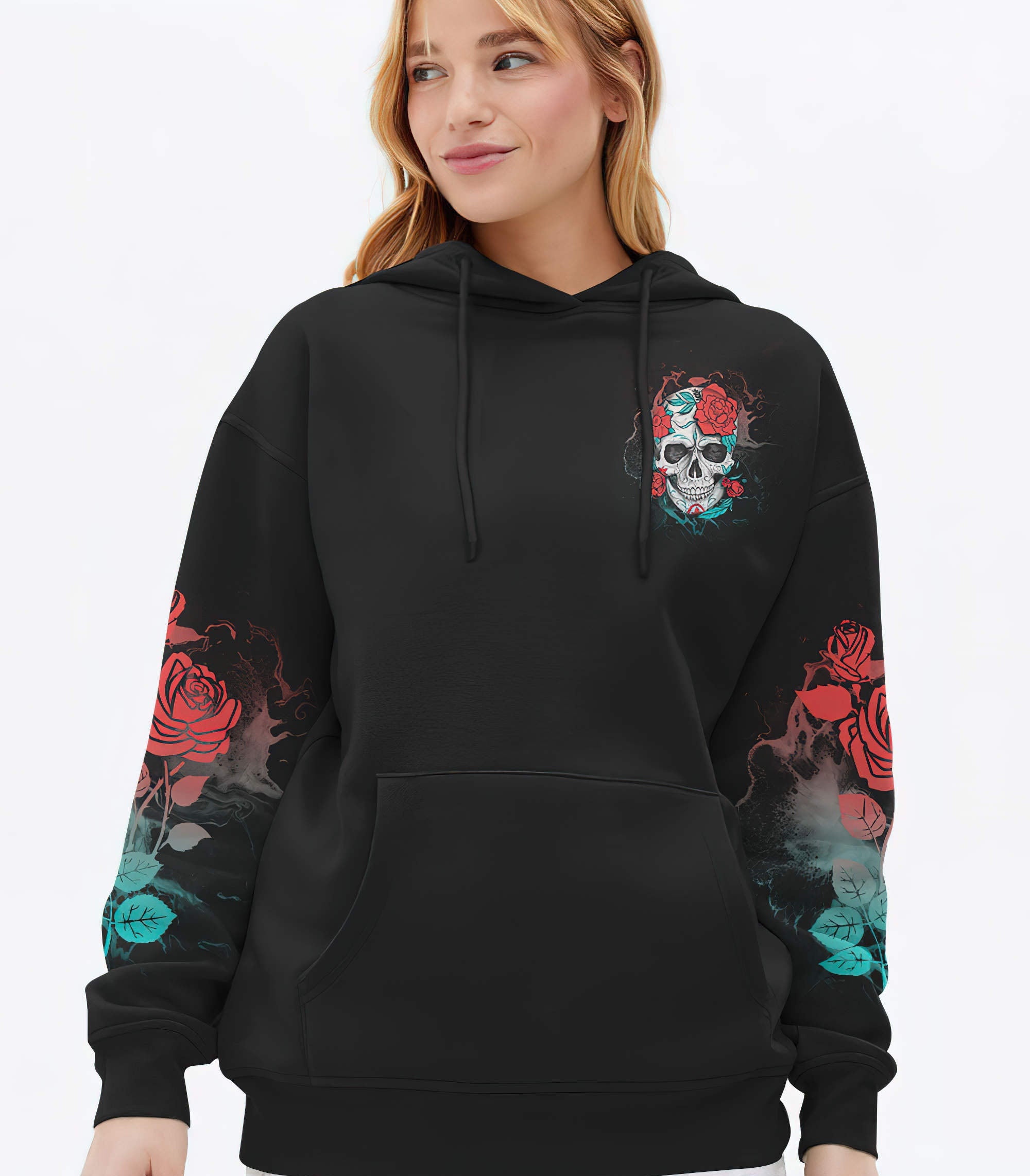 If My Mouth Doesn't Say It Skull All Over Print Hoodie