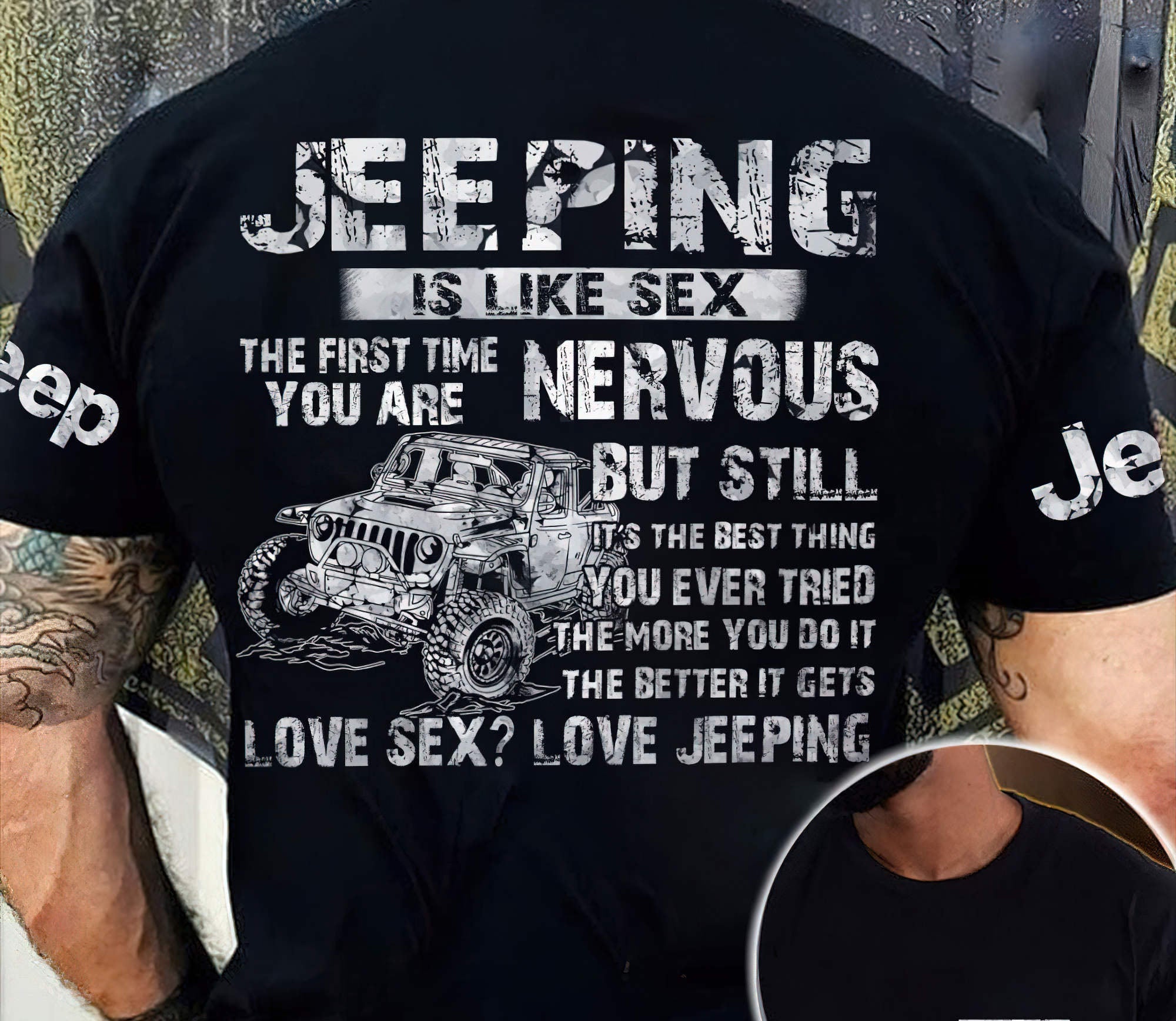 love-jeeping-grunge-t-shirt