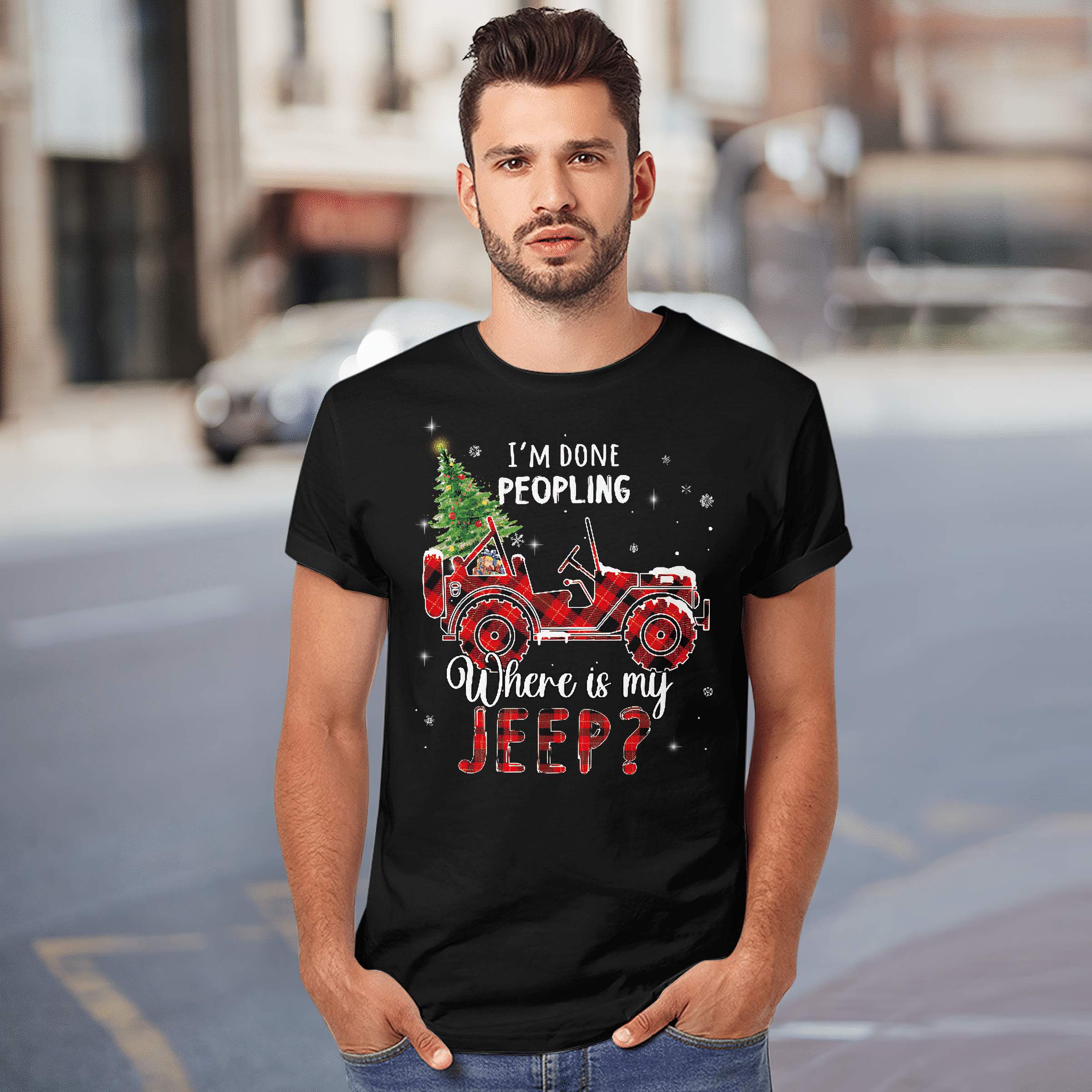 im-done-jeep-christmas-t-shirt