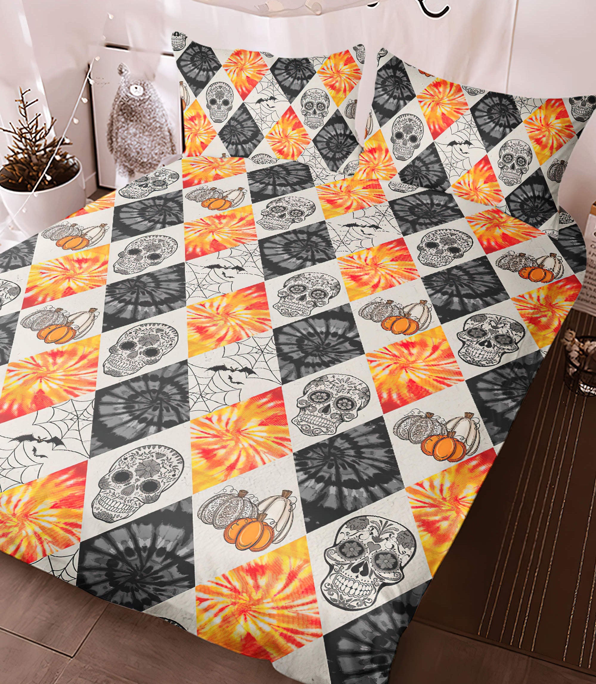 sugar-skull-halloween-bedding-set-bedding-set