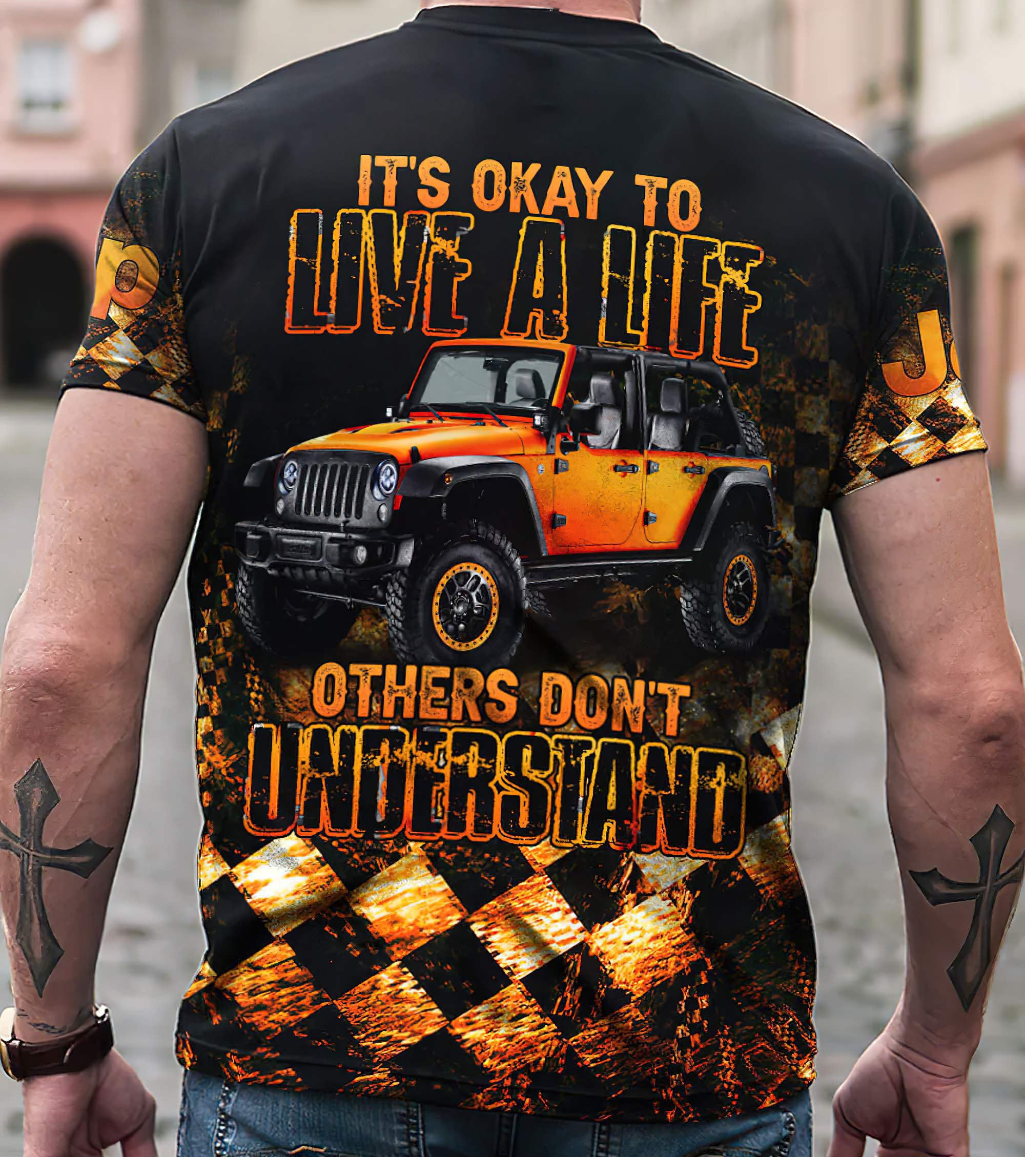 jeep-its-okay-to-live-a-life-t-shirt