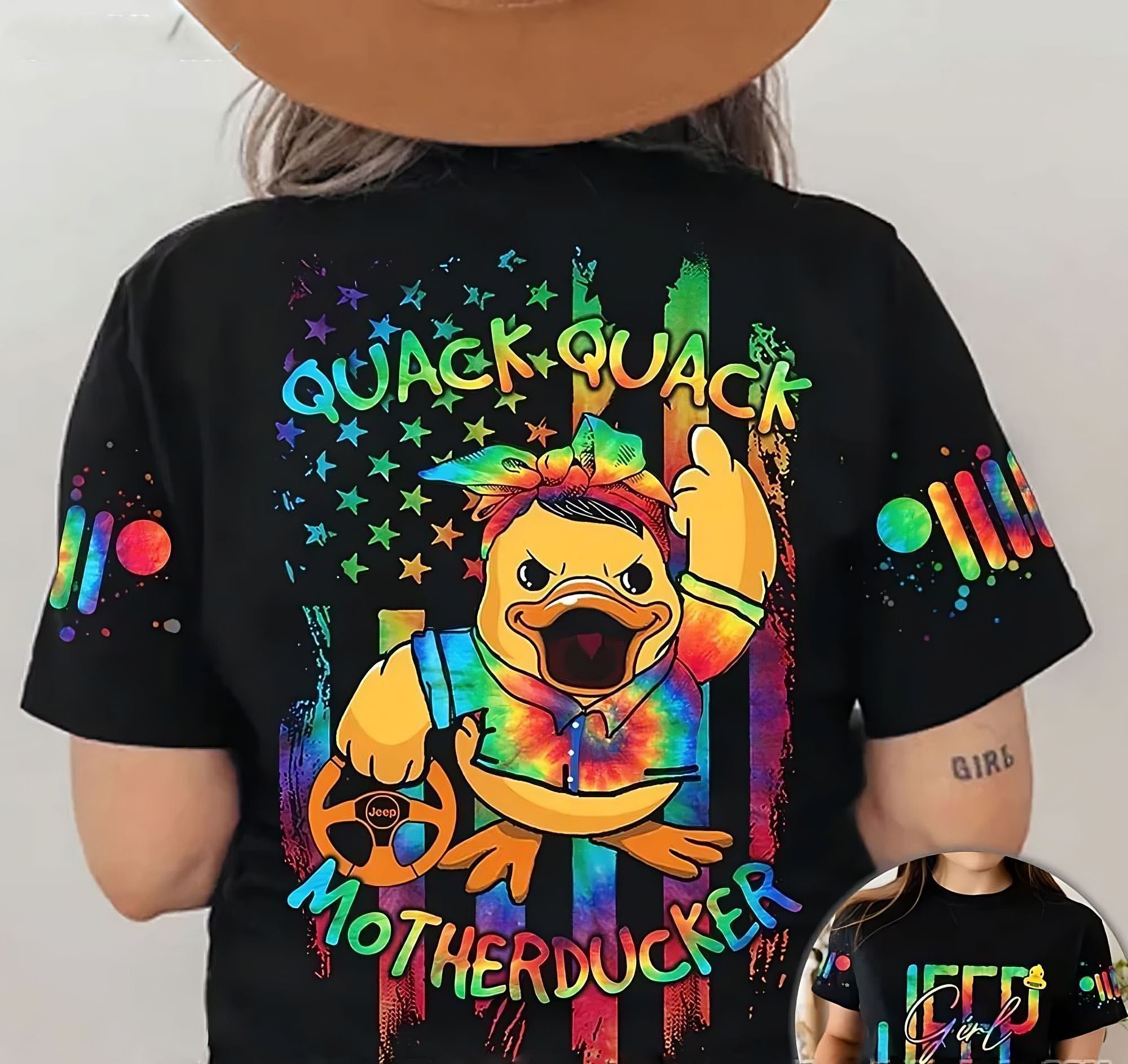 quack-quack-motherducker-jeep-all-over-print-t-shirt