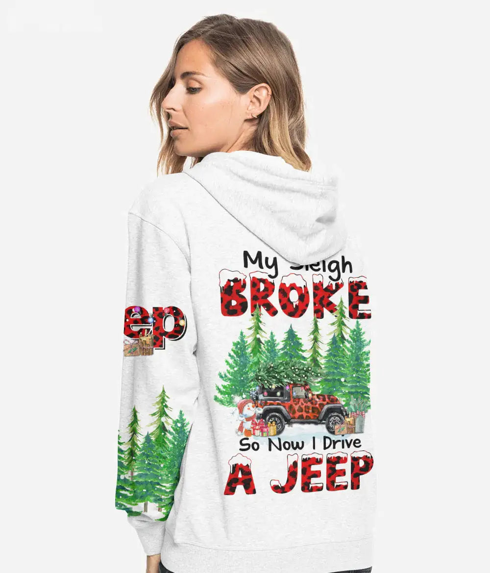 my-sleigh-broke-jeep-painting-leopard-hoodie